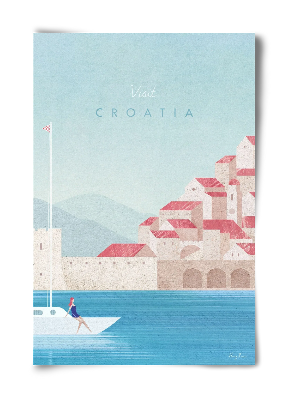 Croatia Travel Poster - artbridge