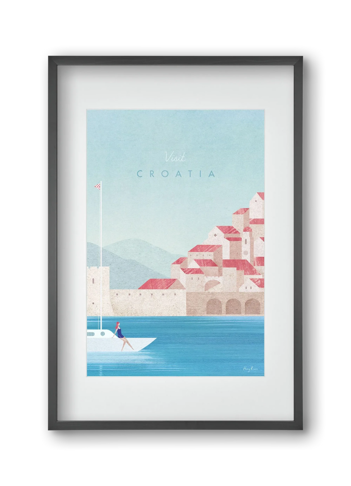 Croatia Travel Poster - artbridge