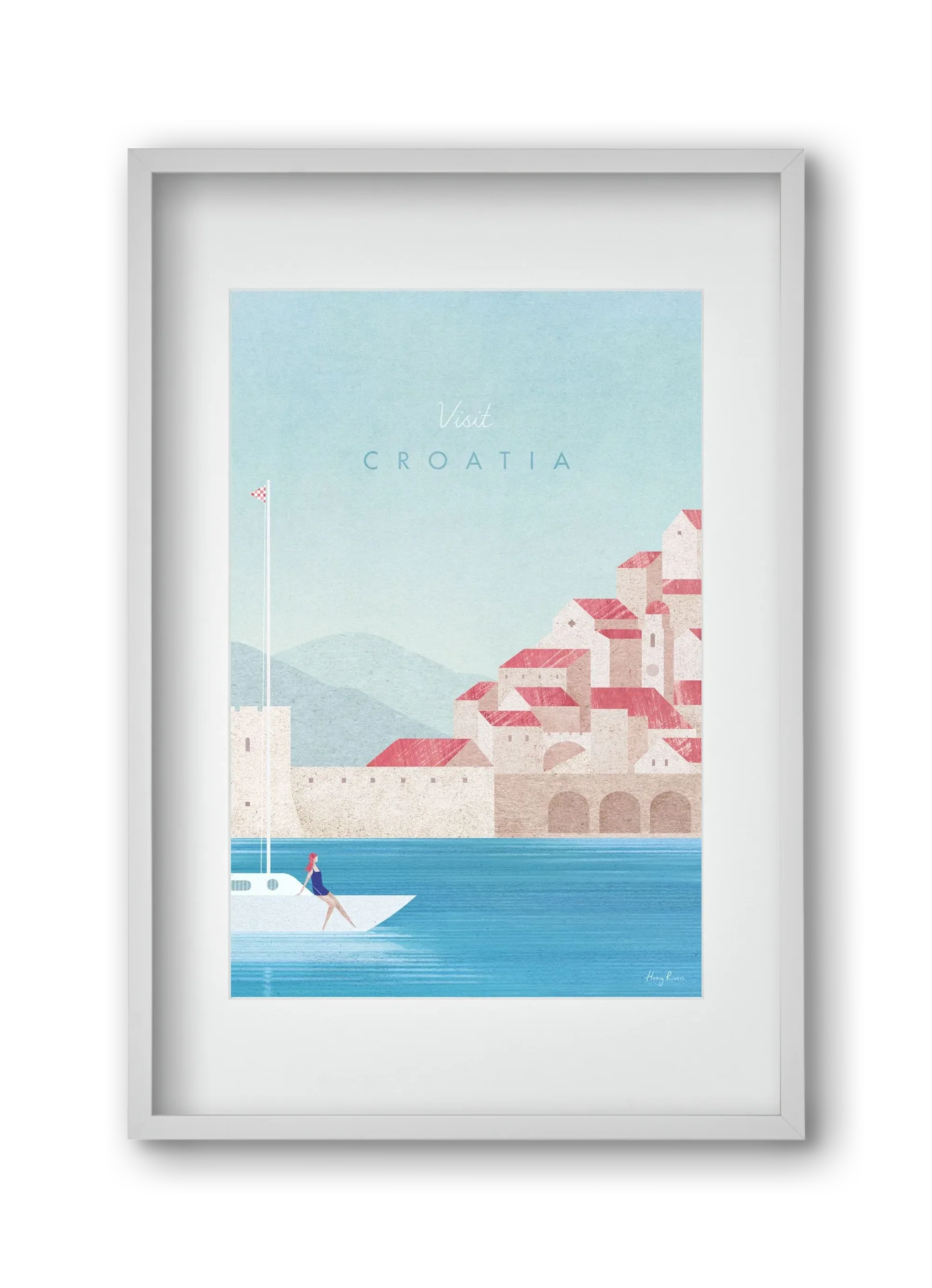 Croatia Travel Poster - artbridge