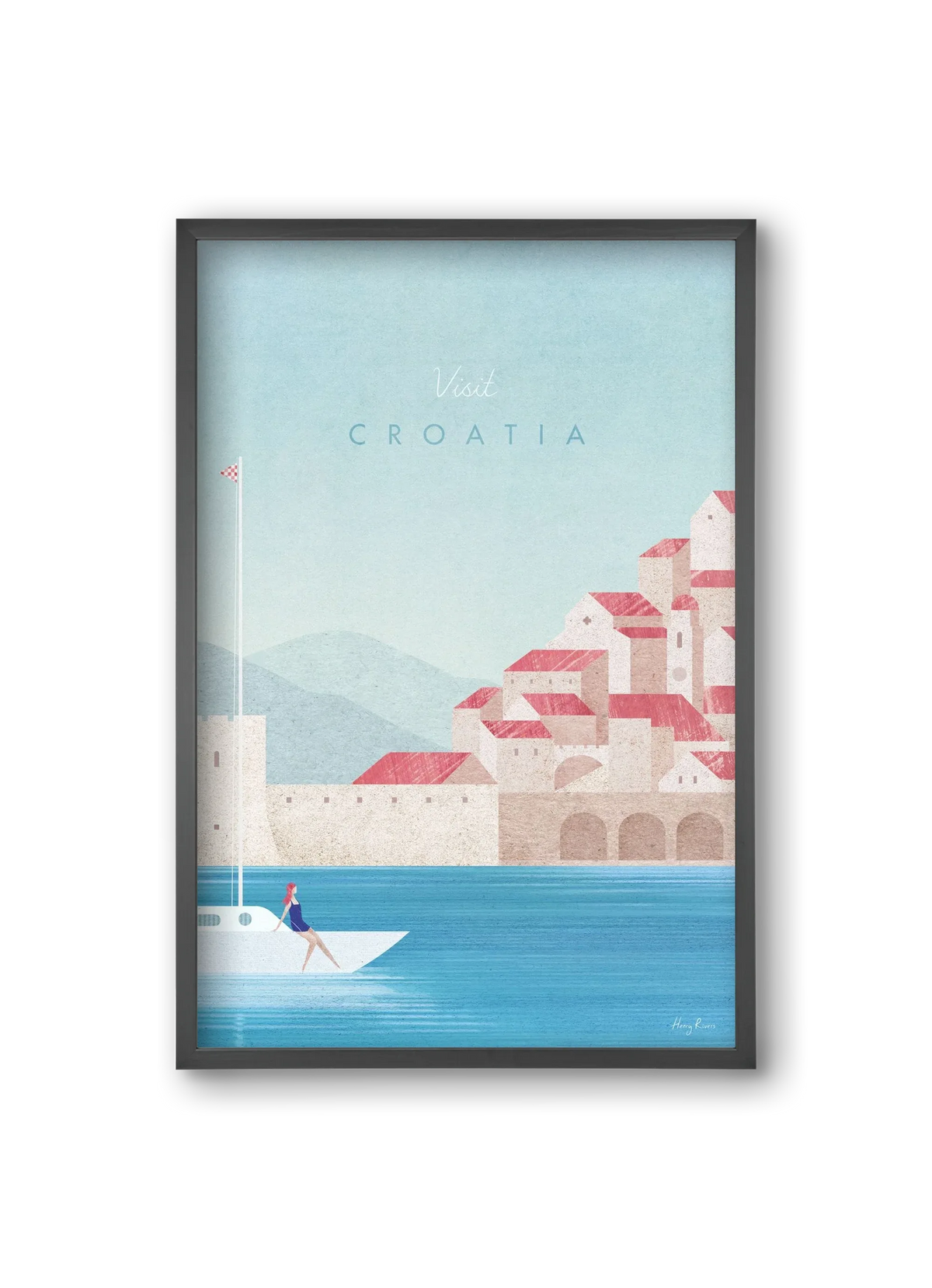 Croatia Travel Poster - artbridge