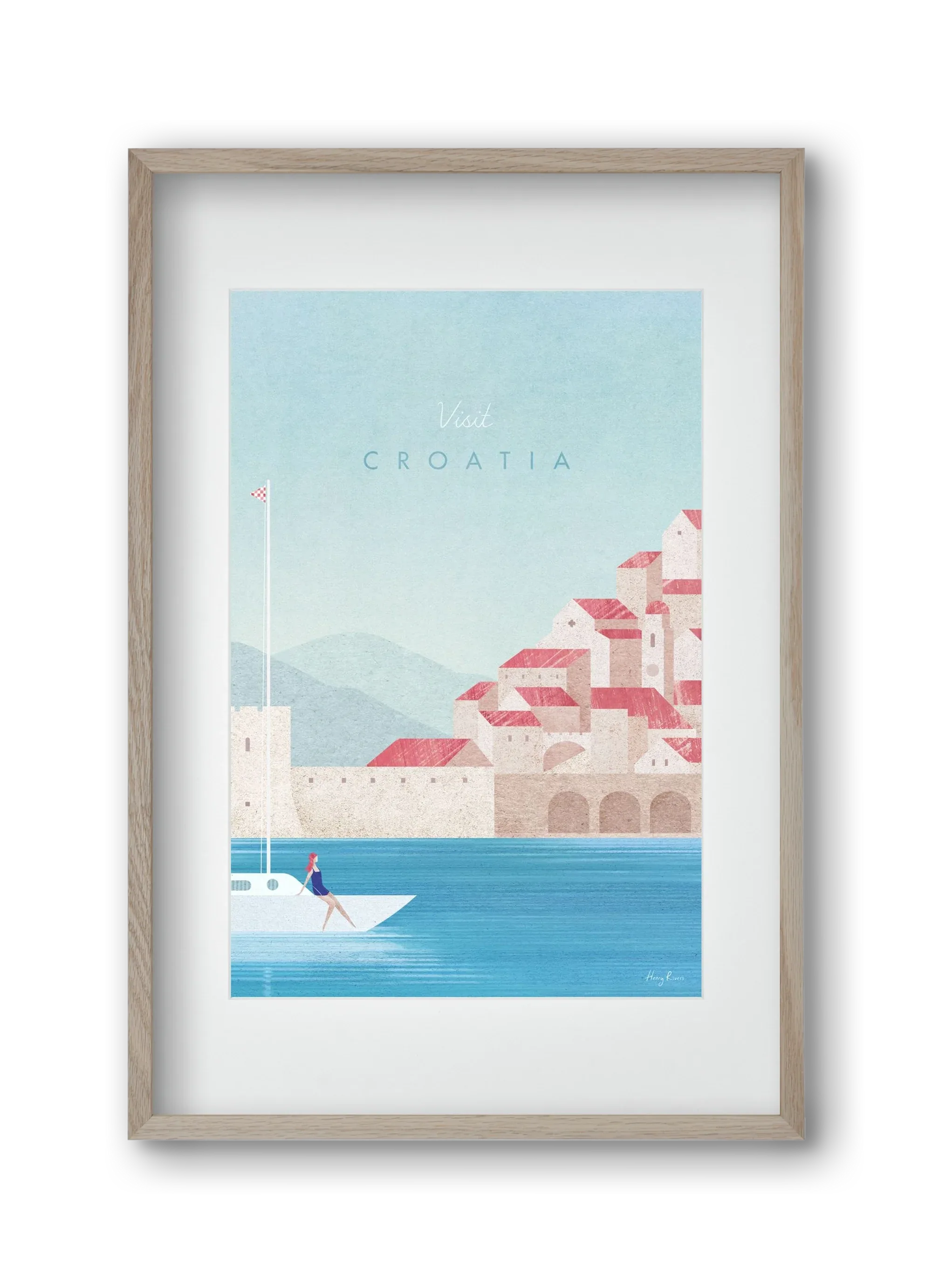 Croatia Travel Poster - artbridge