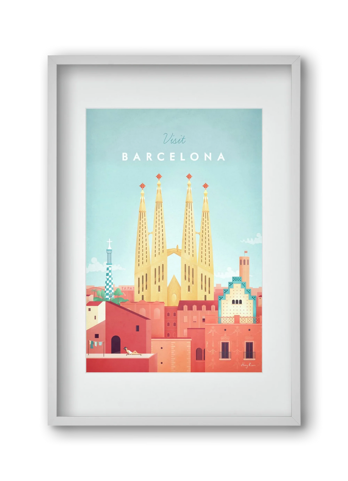 Barcelona Travel Poster - artbridge