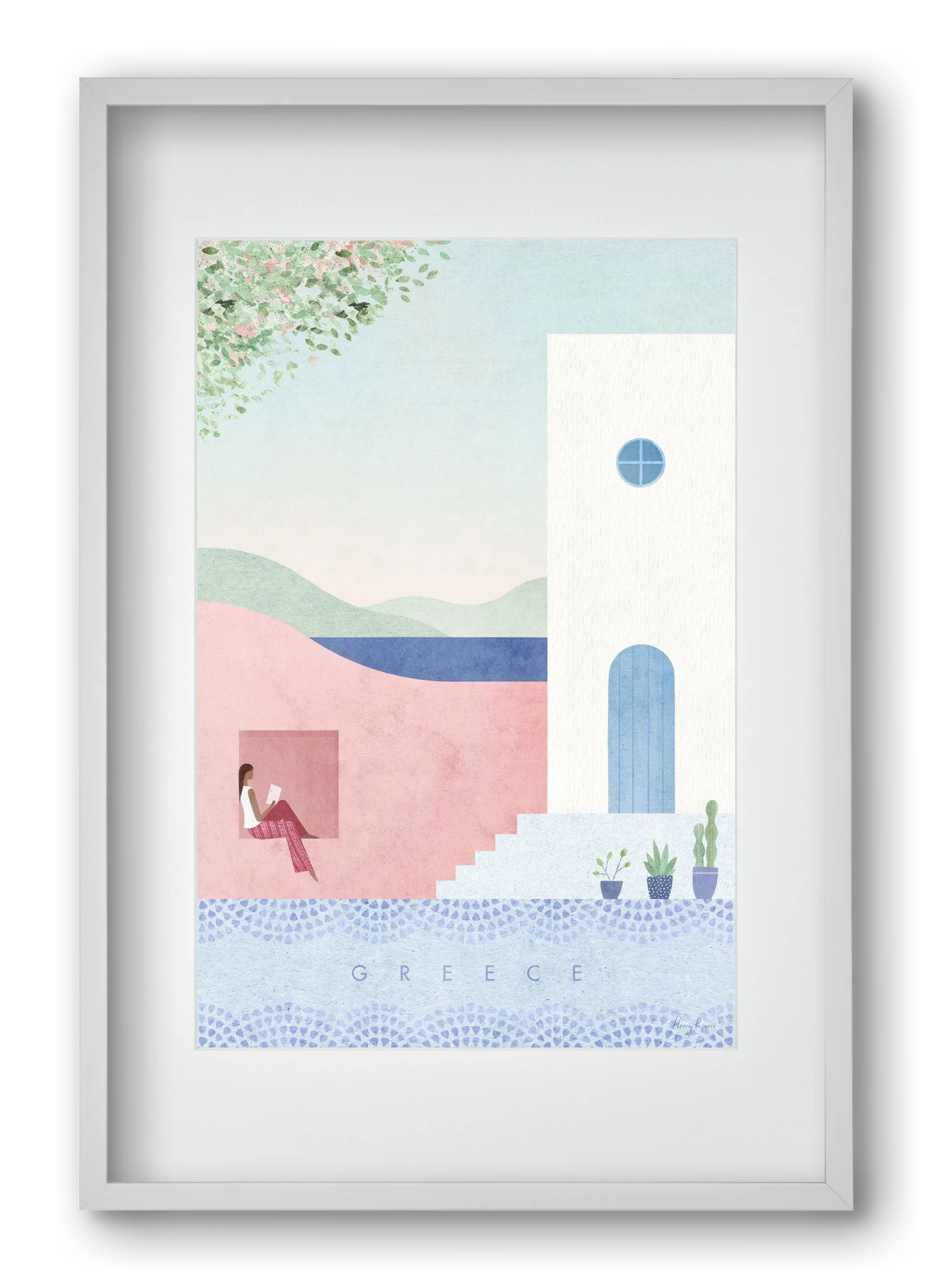 Greece Travel Poster - artbridge