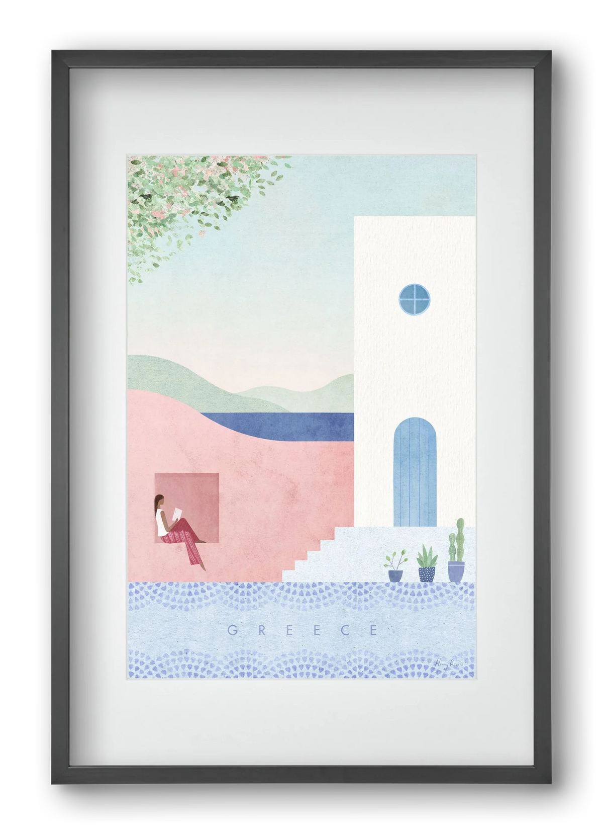 Greece Travel Poster - artbridge