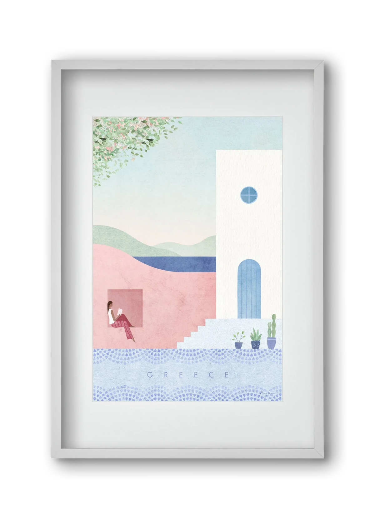 Greece Travel Poster - artbridge