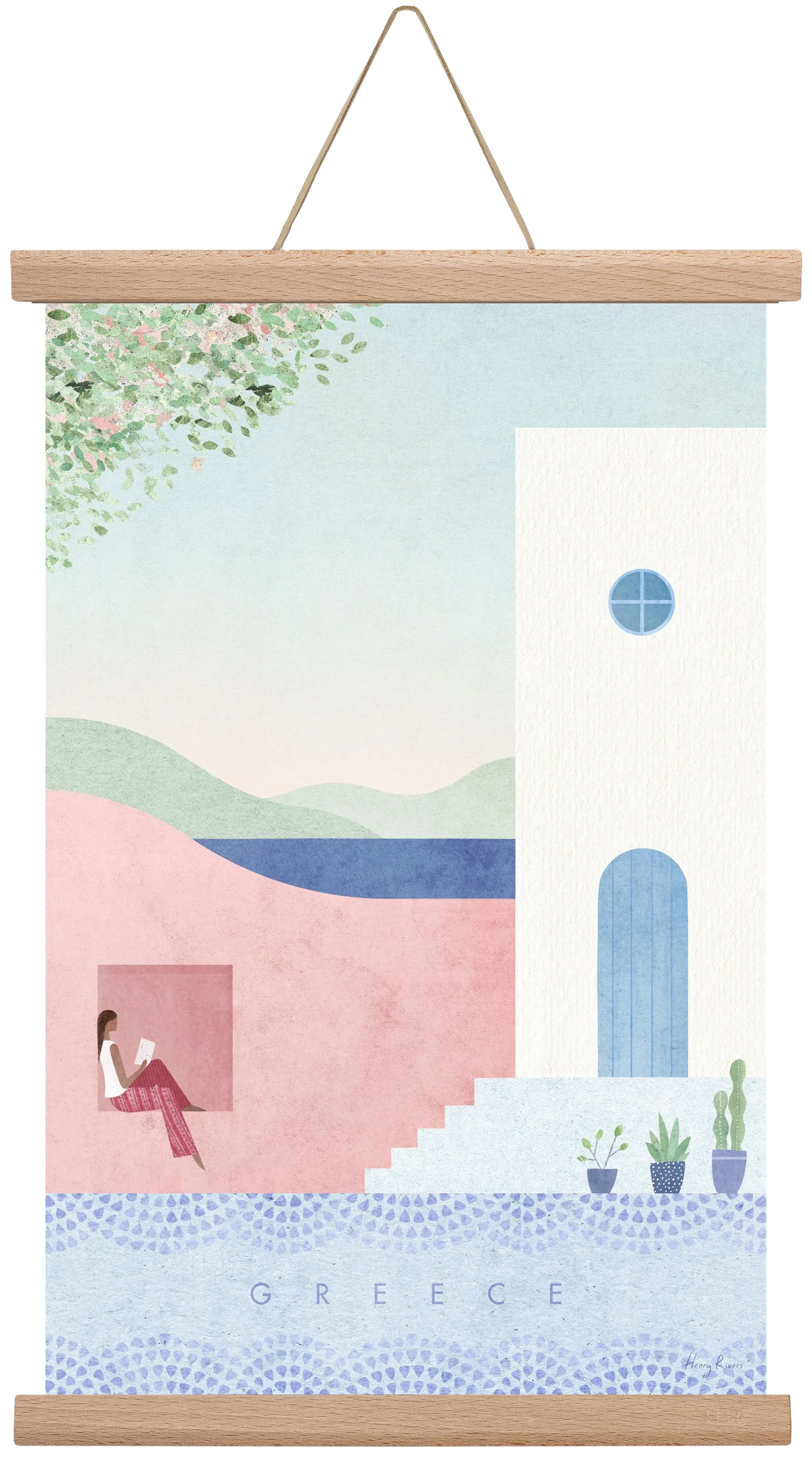 Greece Travel Poster - artbridge