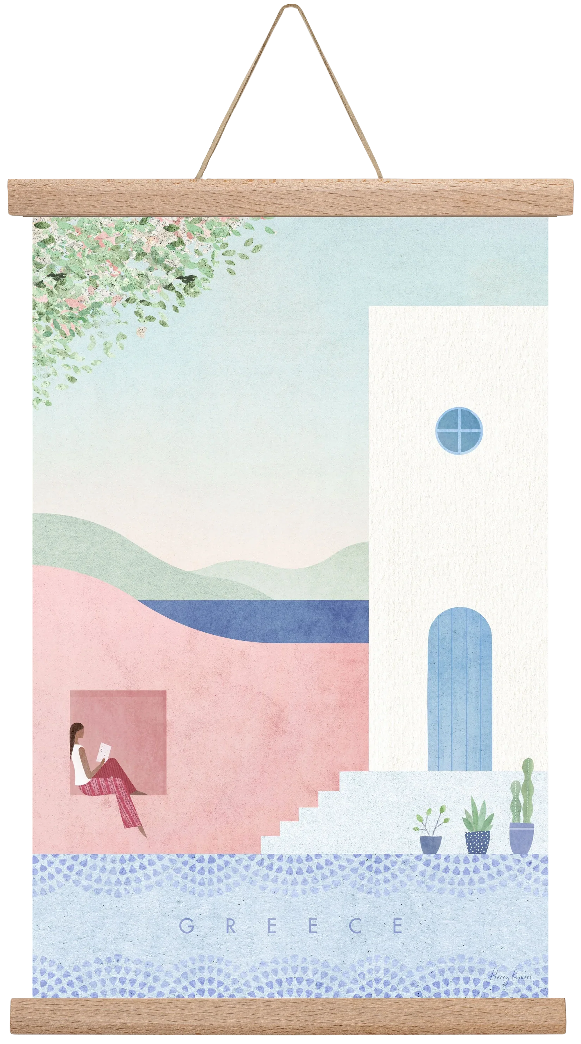 Greece Travel Poster - artbridge