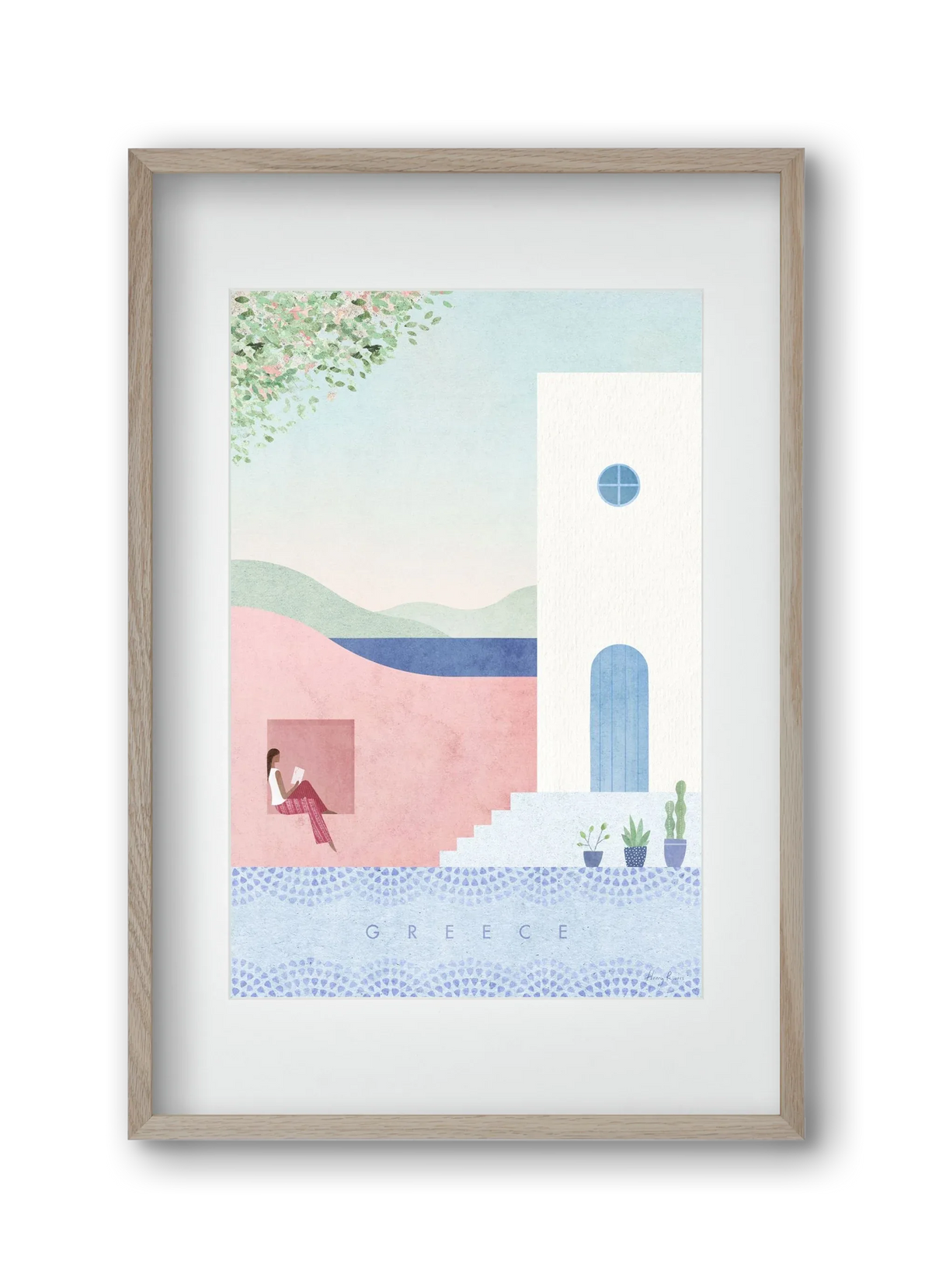 Greece Travel Poster - artbridge