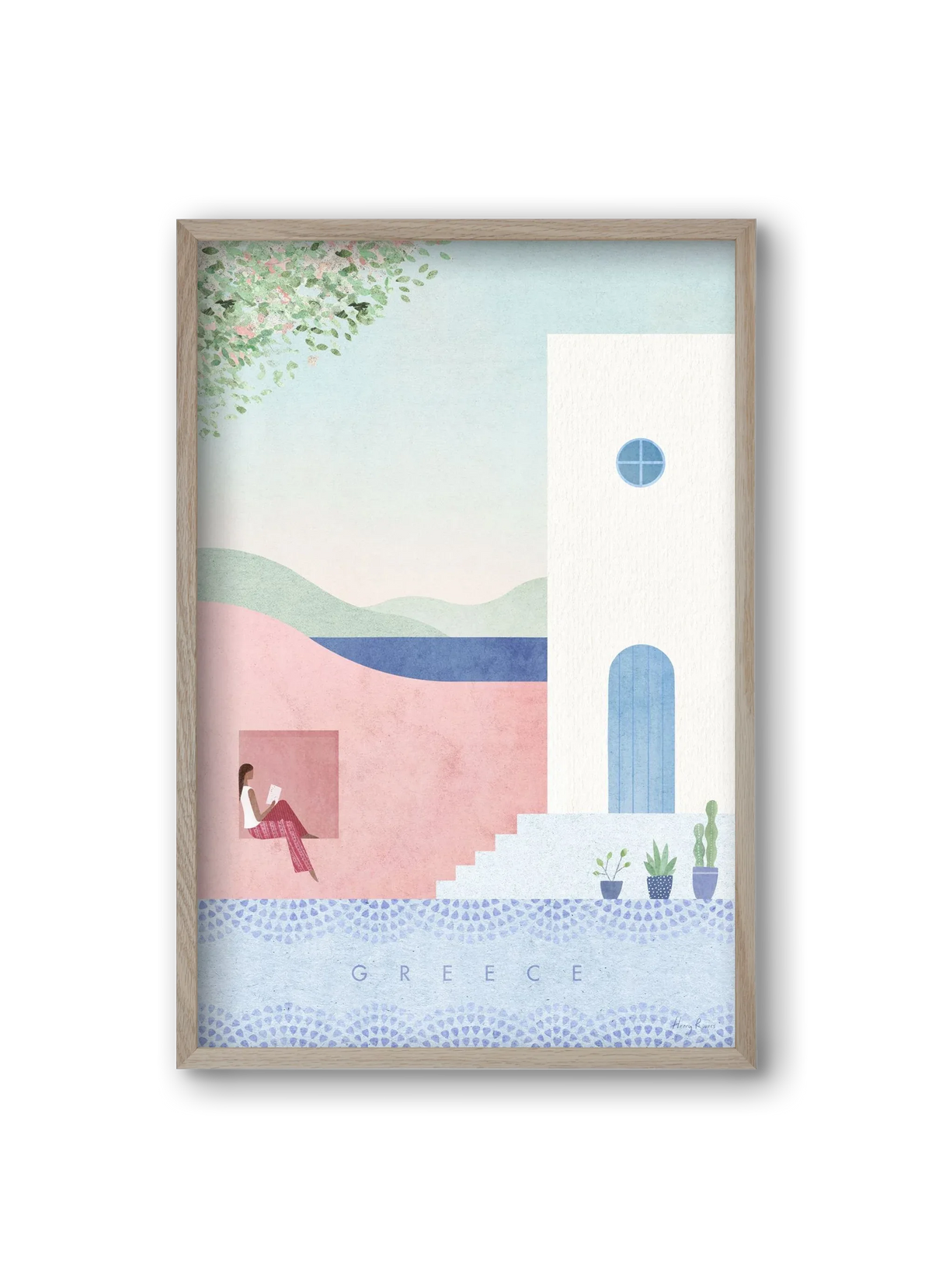 Greece Travel Poster - artbridge