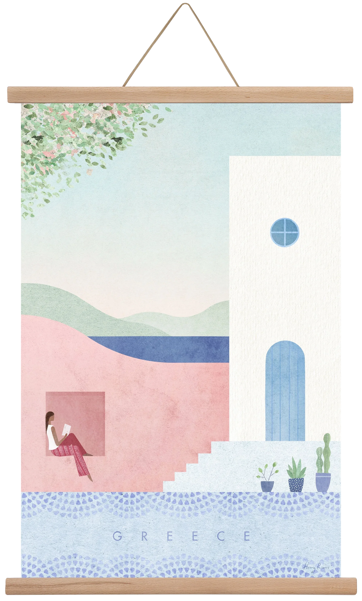 Greece Travel Poster - artbridge