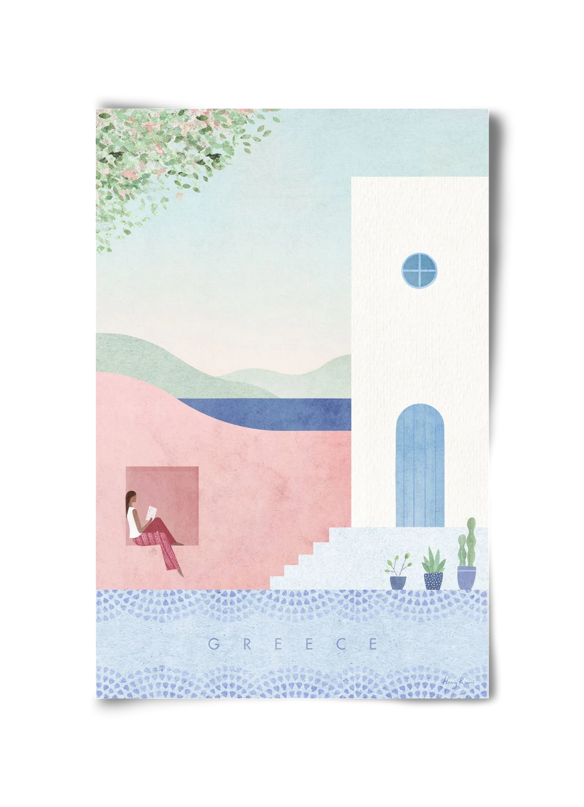 Greece Travel Poster - artbridge
