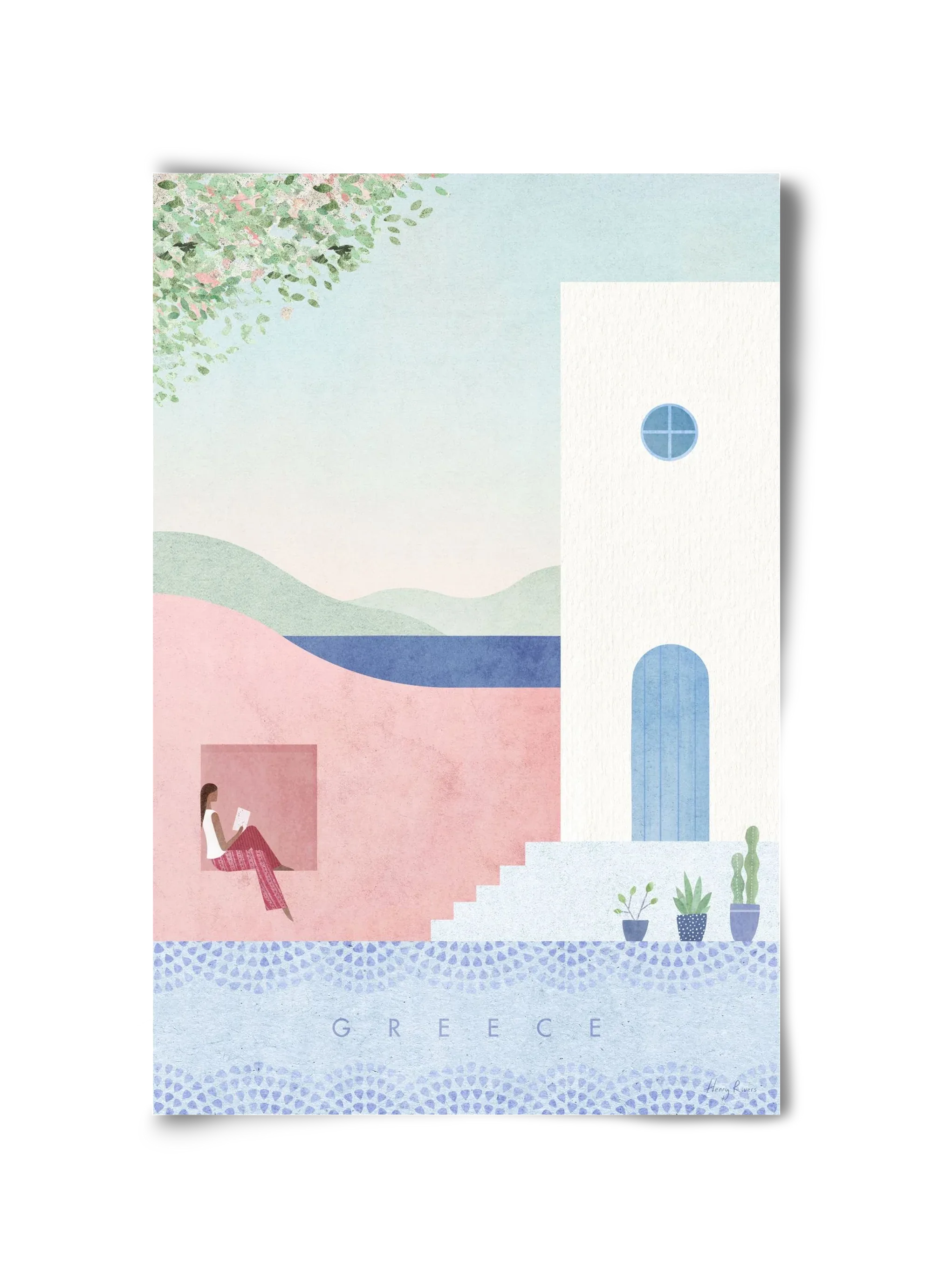 Greece Travel Poster - artbridge