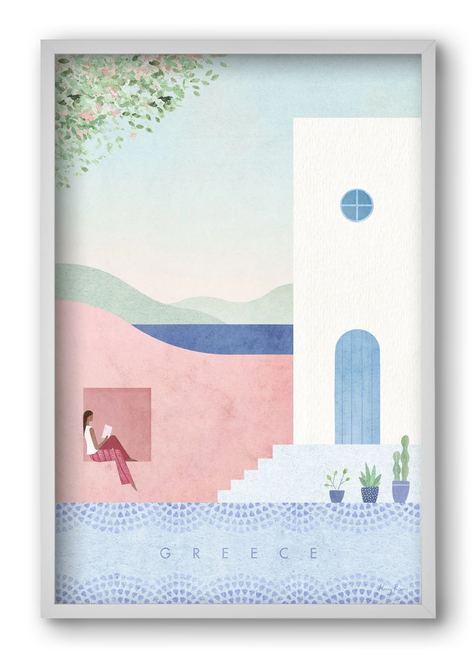 Greece Travel Poster - artbridge