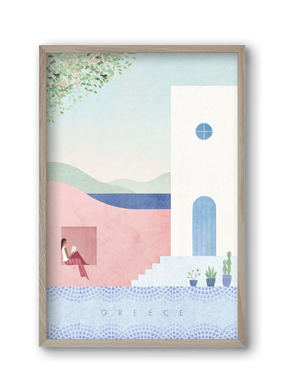 Greece Travel Poster - artbridge