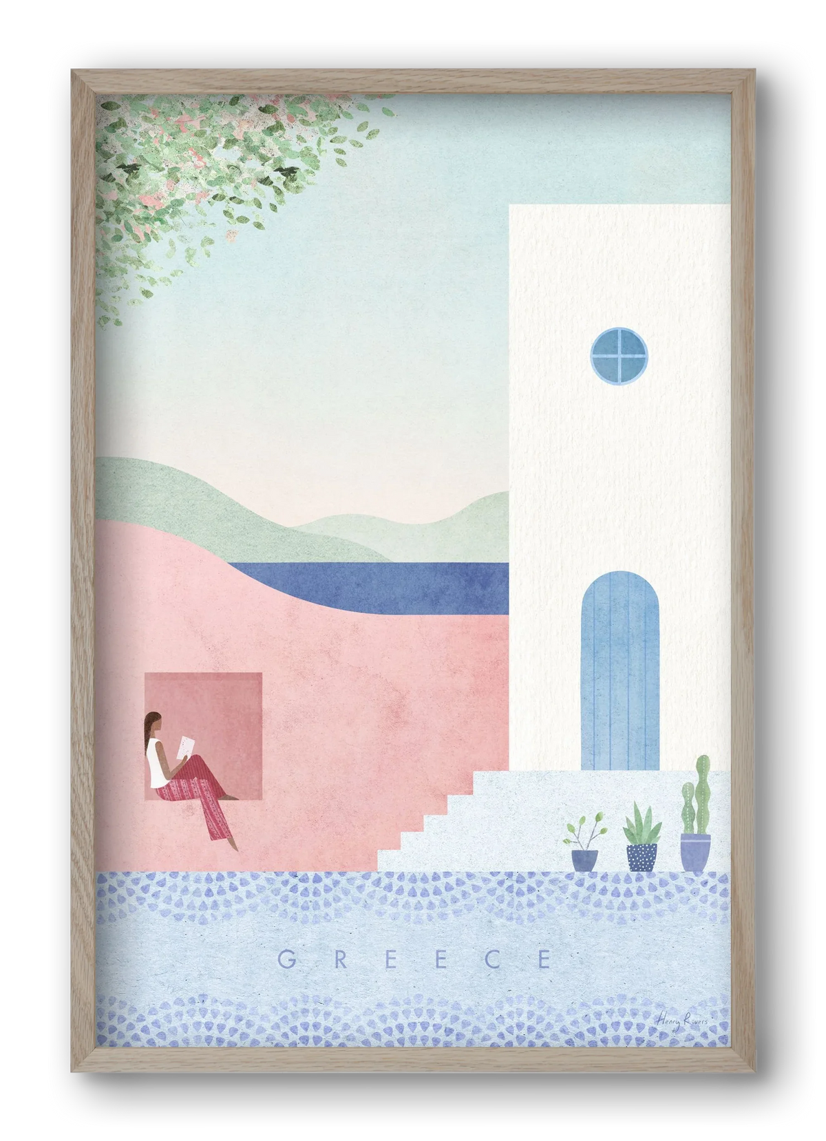 Greece Travel Poster - artbridge