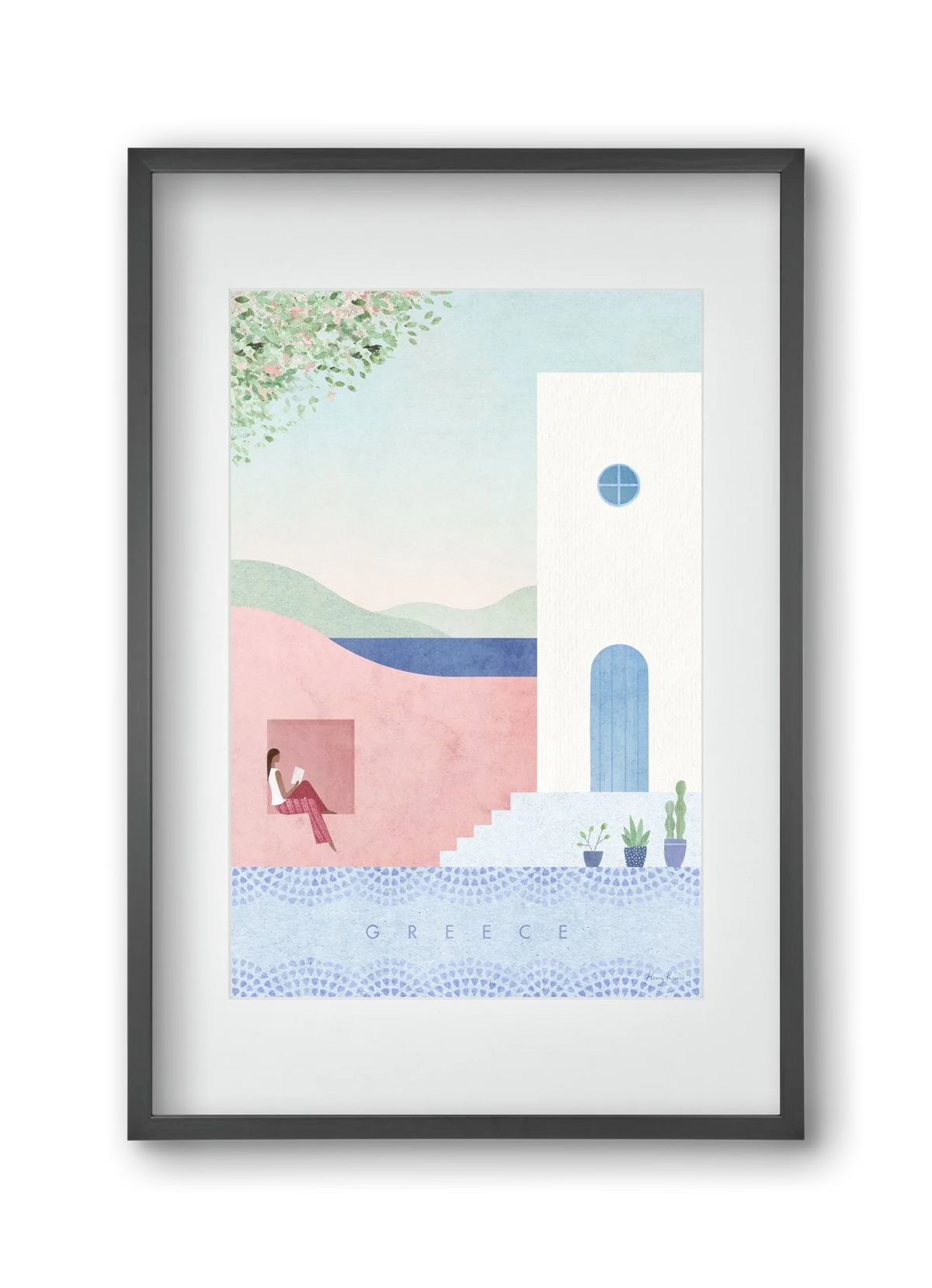 Greece Travel Poster - artbridge