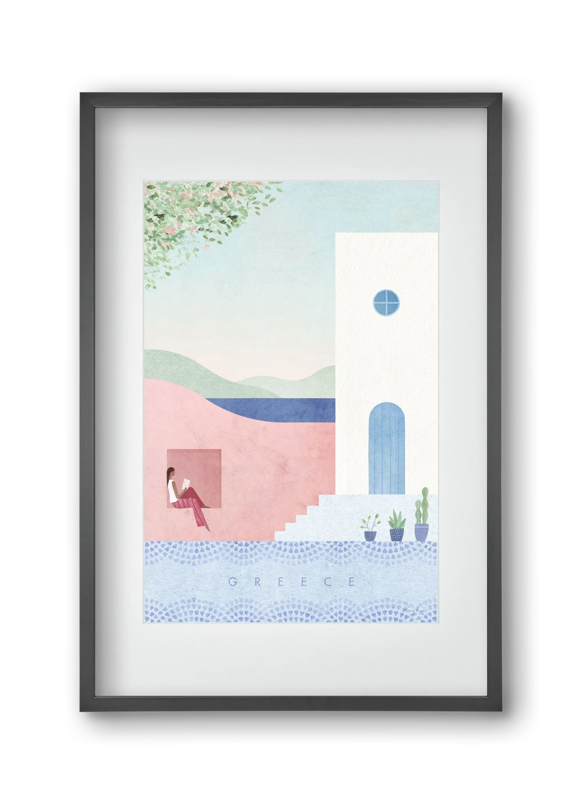 Greece Travel Poster - artbridge