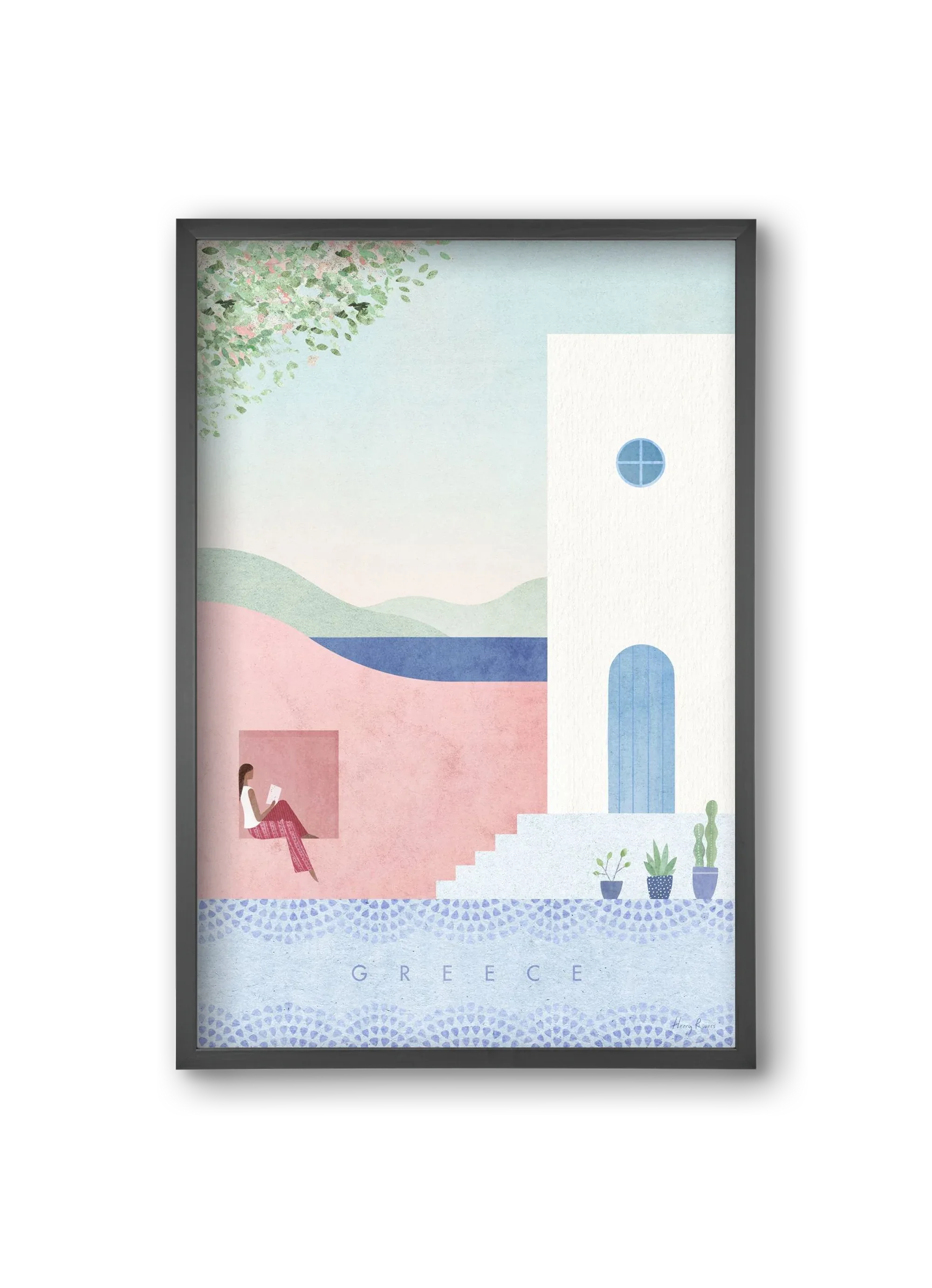 Greece Travel Poster - artbridge