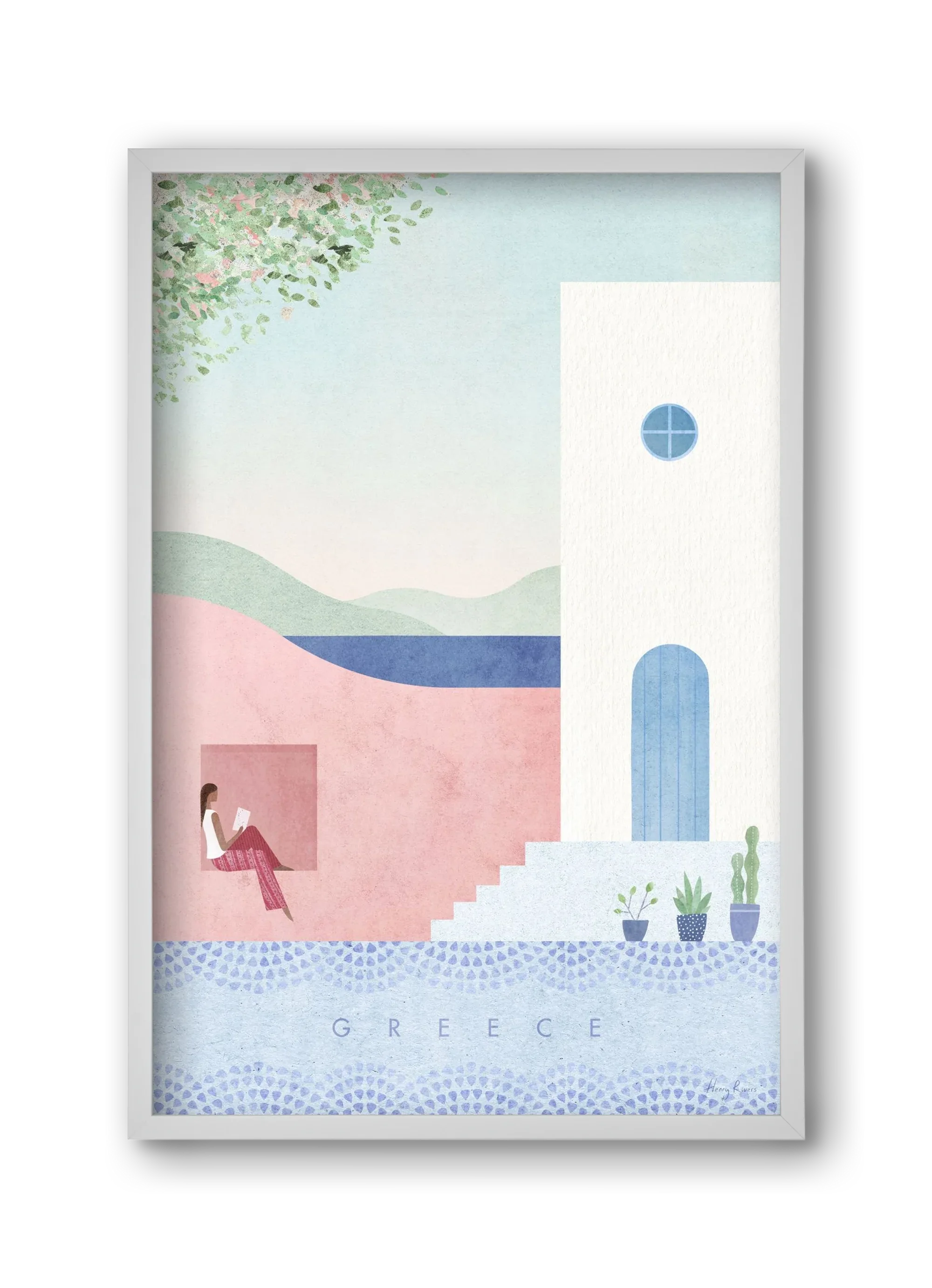 Greece Travel Poster - artbridge
