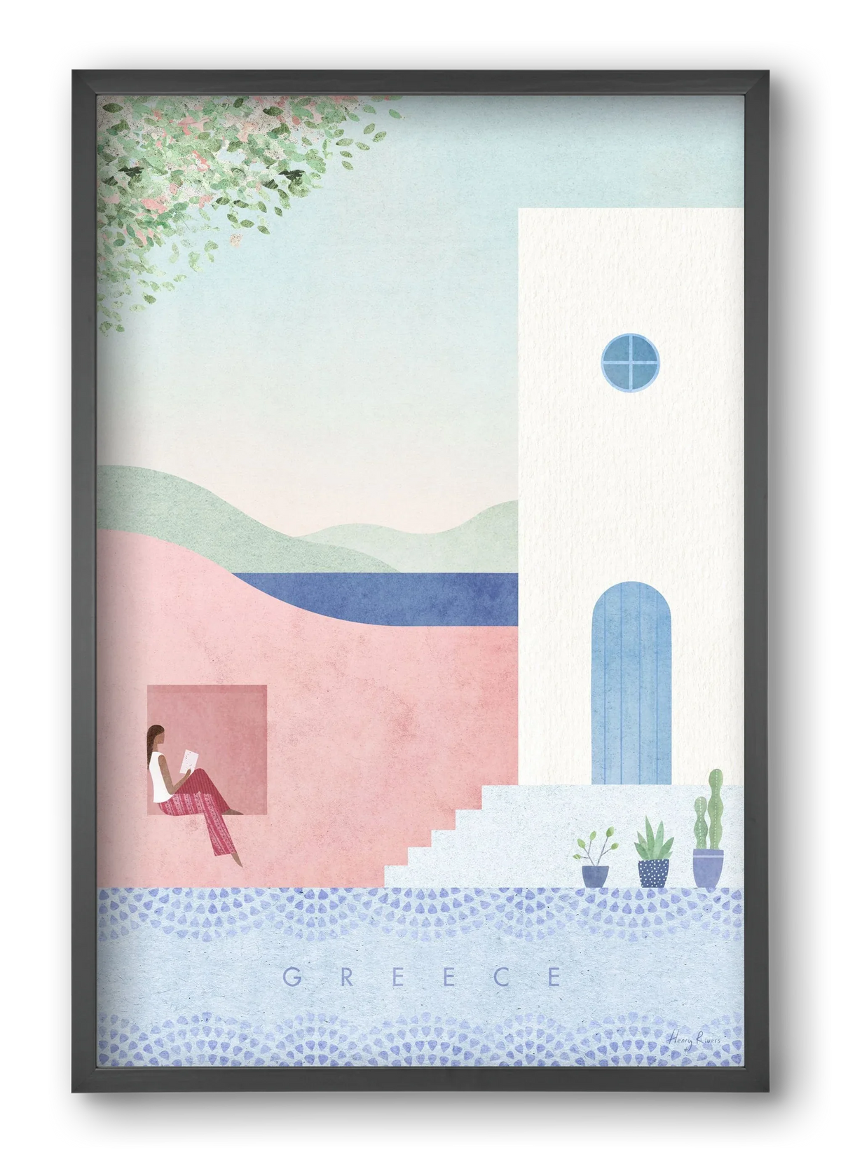 Greece Travel Poster - artbridge