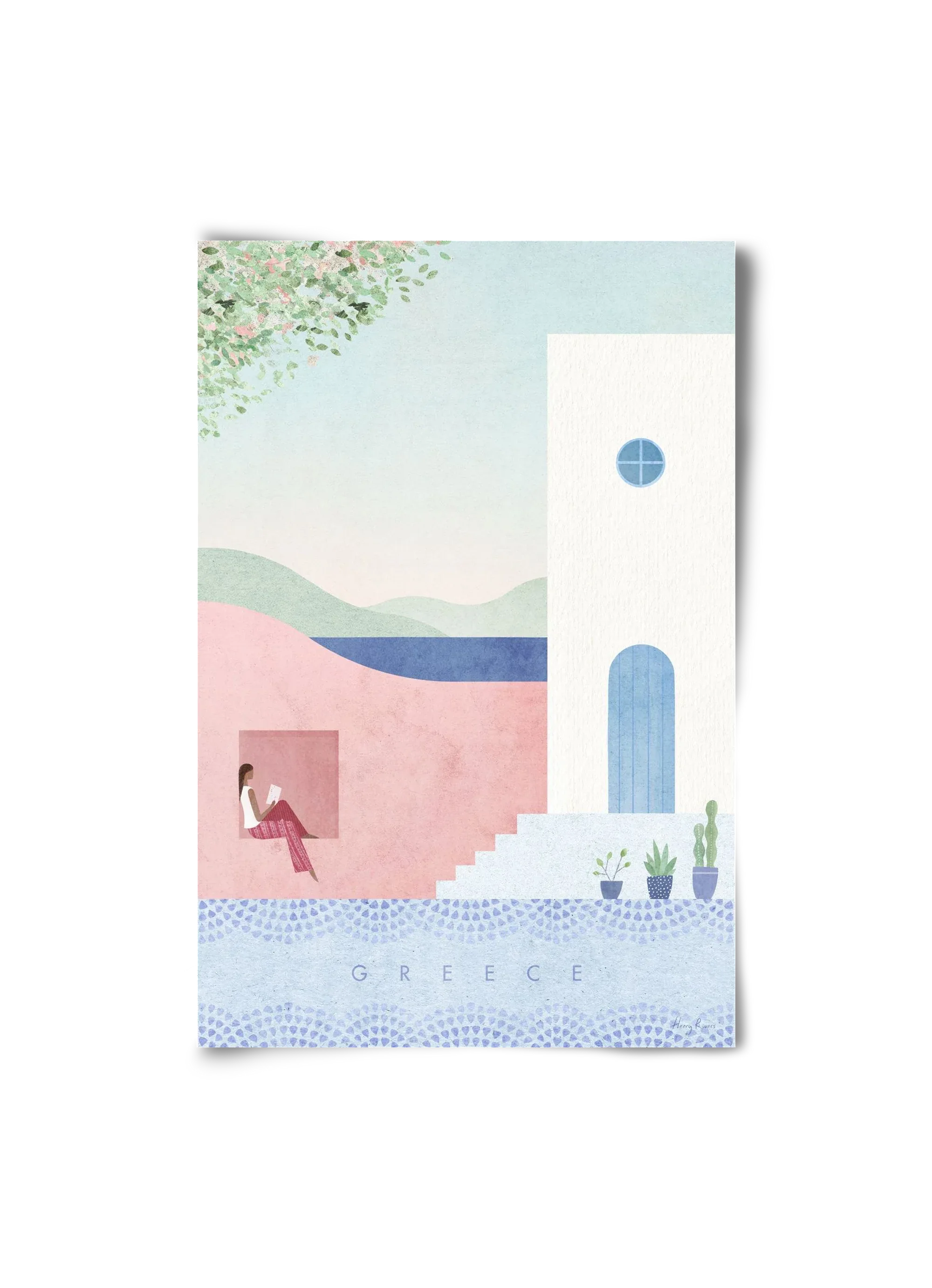 Greece Travel Poster - artbridge