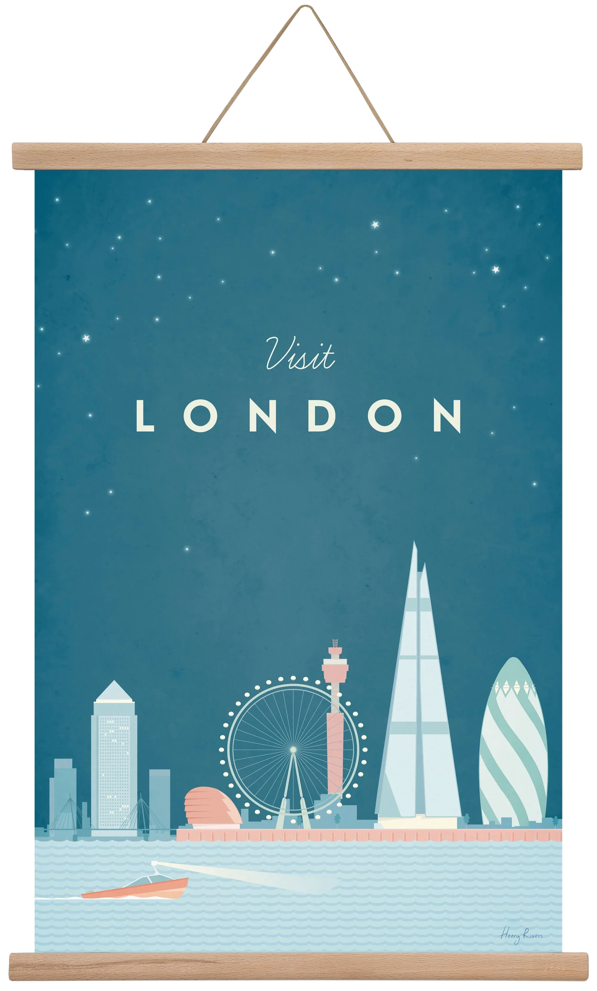 London Travel Poster - artbridge