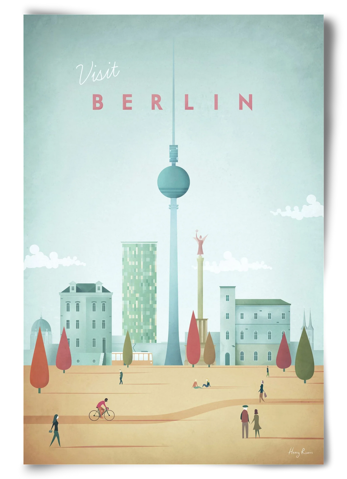 Berlin Travel Poster - artbridge