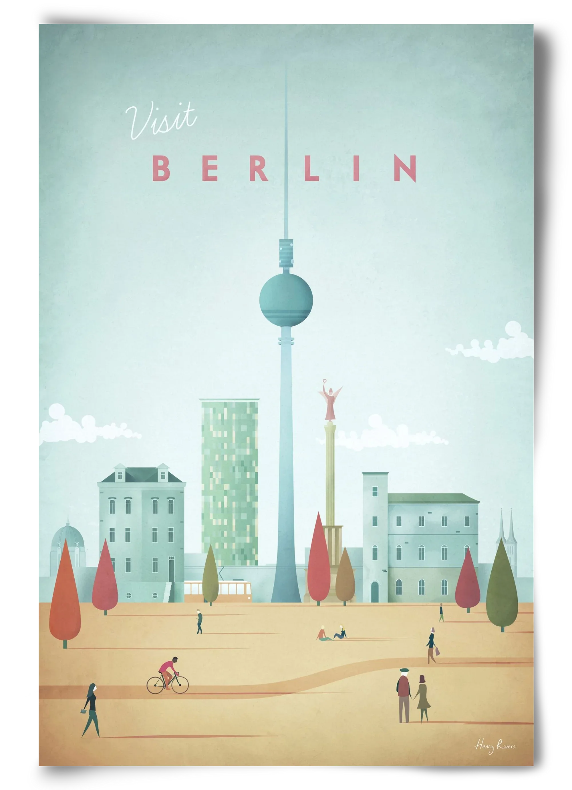 Berlin Travel Poster - artbridge