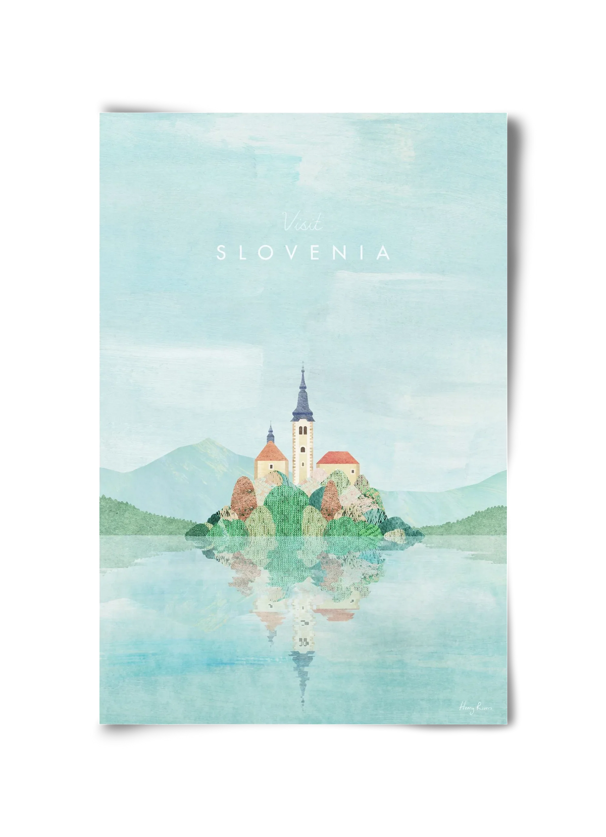 Lake Bled, Slovenia Travel Poster - artbridge