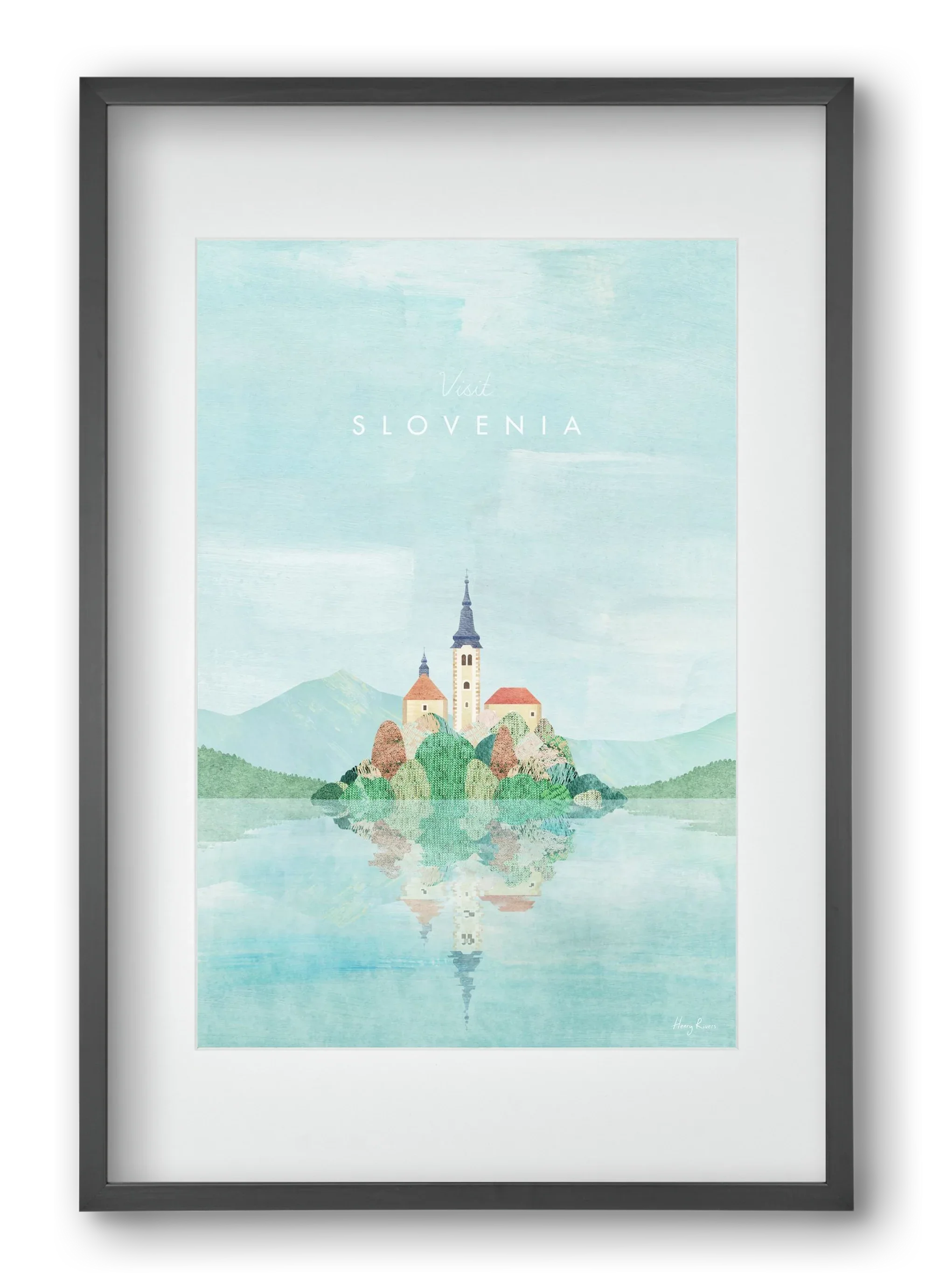 Lake Bled, Slovenia Travel Poster - artbridge