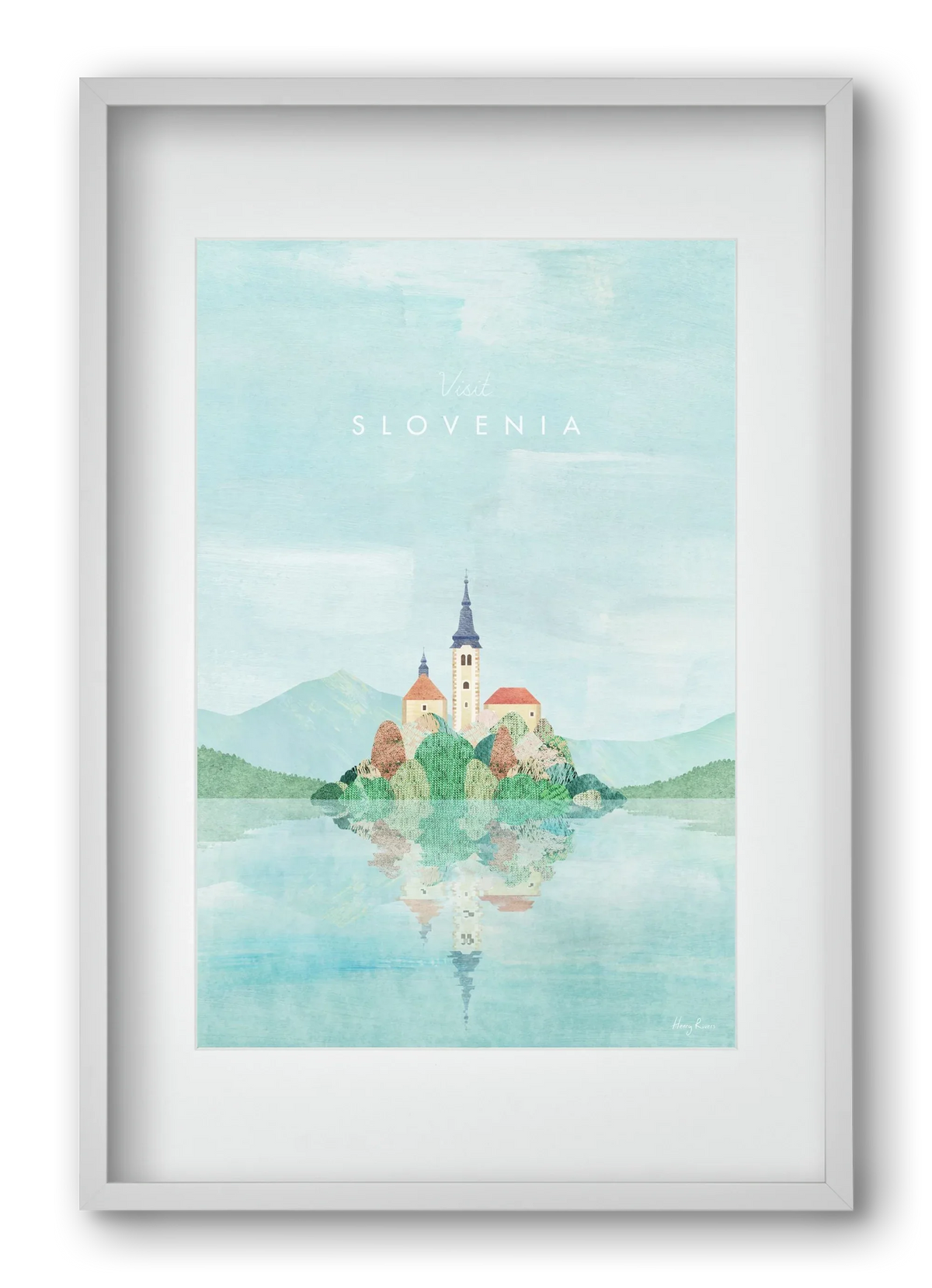 Lake Bled, Slovenia Travel Poster - artbridge