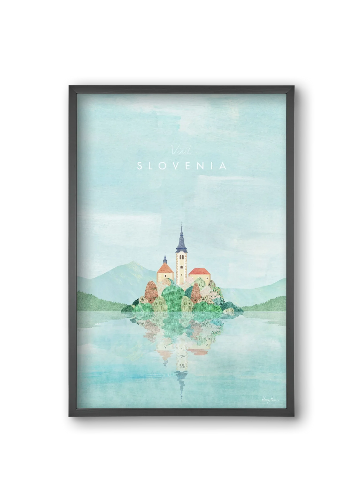 Lake Bled, Slovenia Travel Poster - artbridge