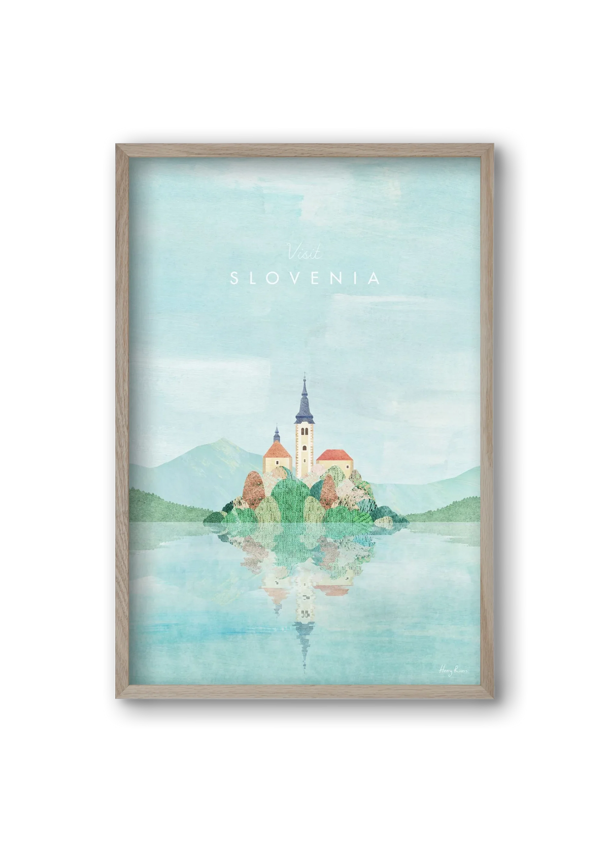 Lake Bled, Slovenia Travel Poster - artbridge