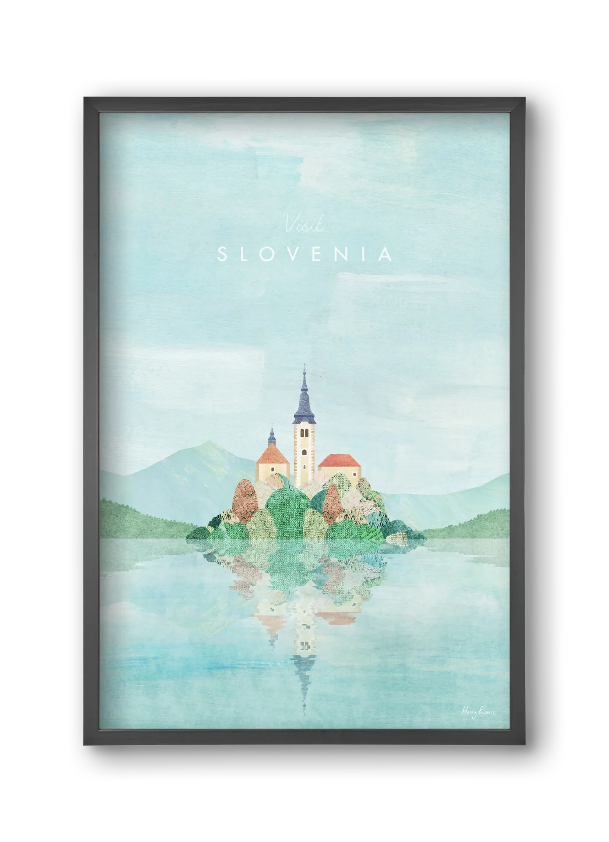 Lake Bled, Slovenia Travel Poster - artbridge