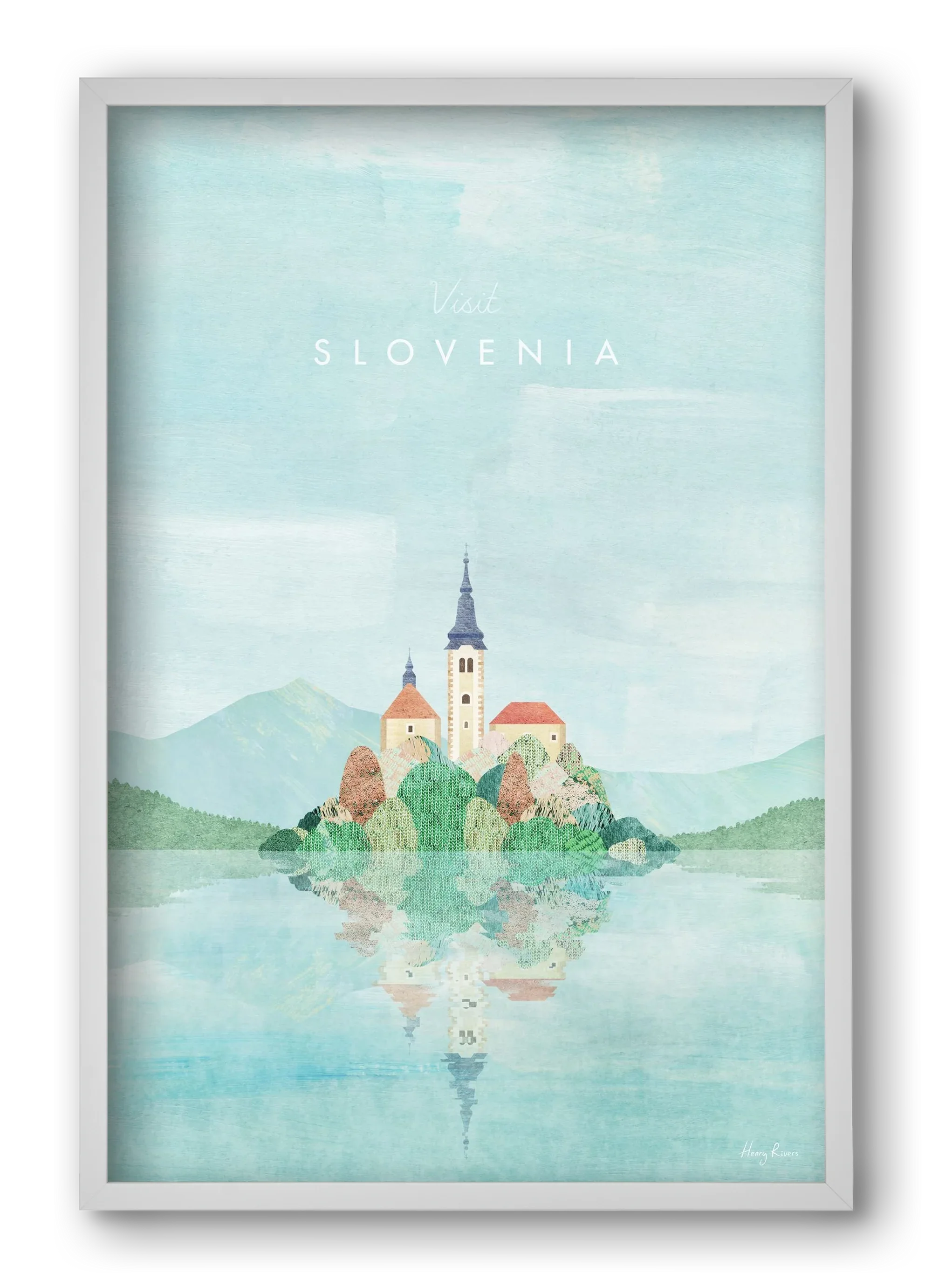 Lake Bled, Slovenia Travel Poster - artbridge