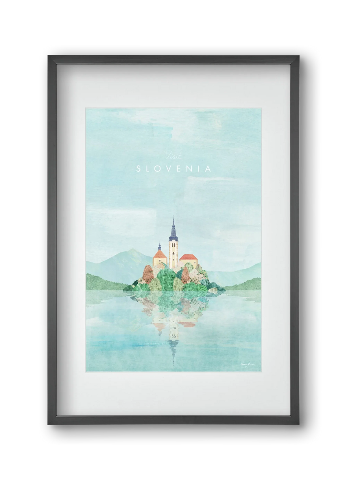 Lake Bled, Slovenia Travel Poster - artbridge