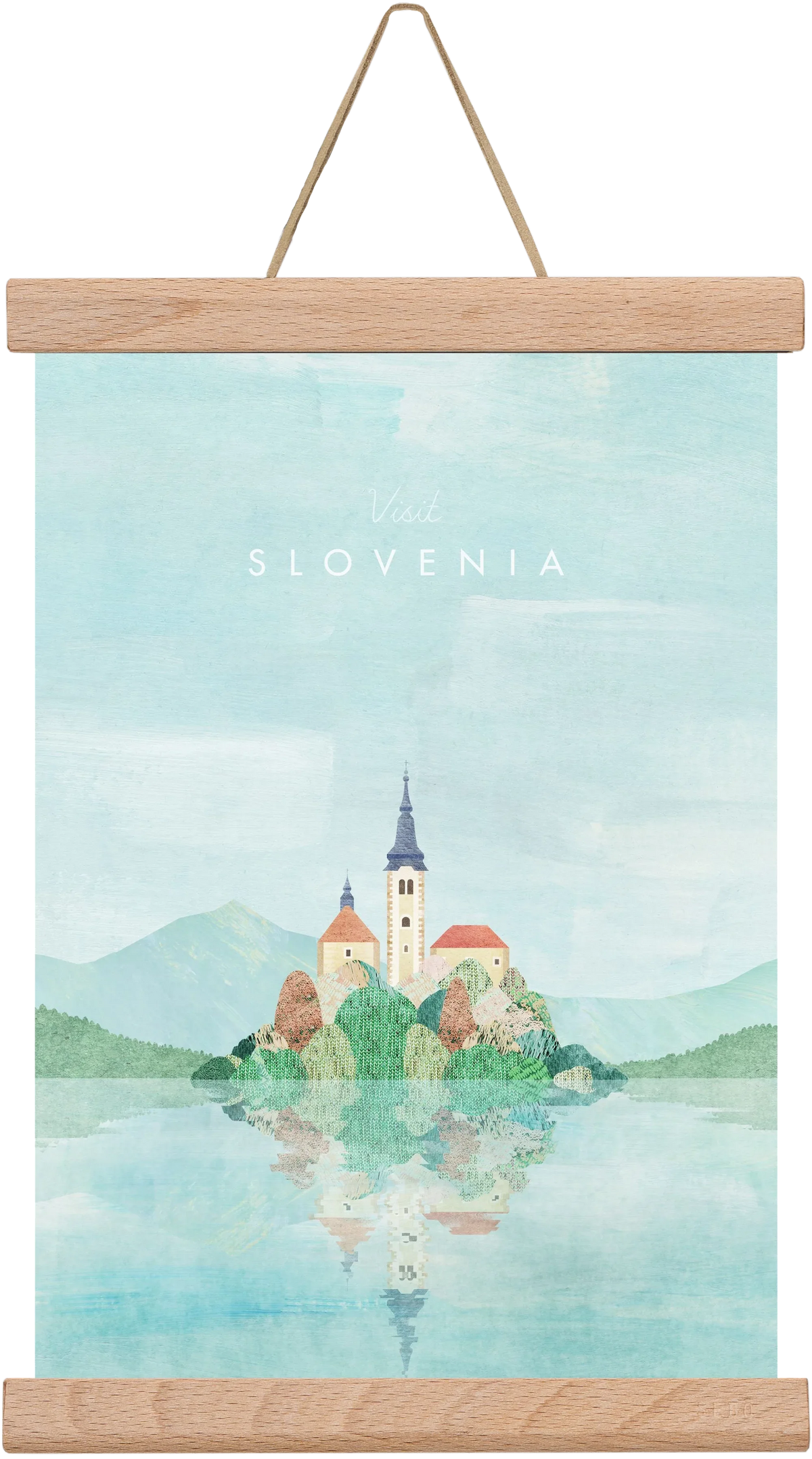 Lake Bled, Slovenia Travel Poster - artbridge