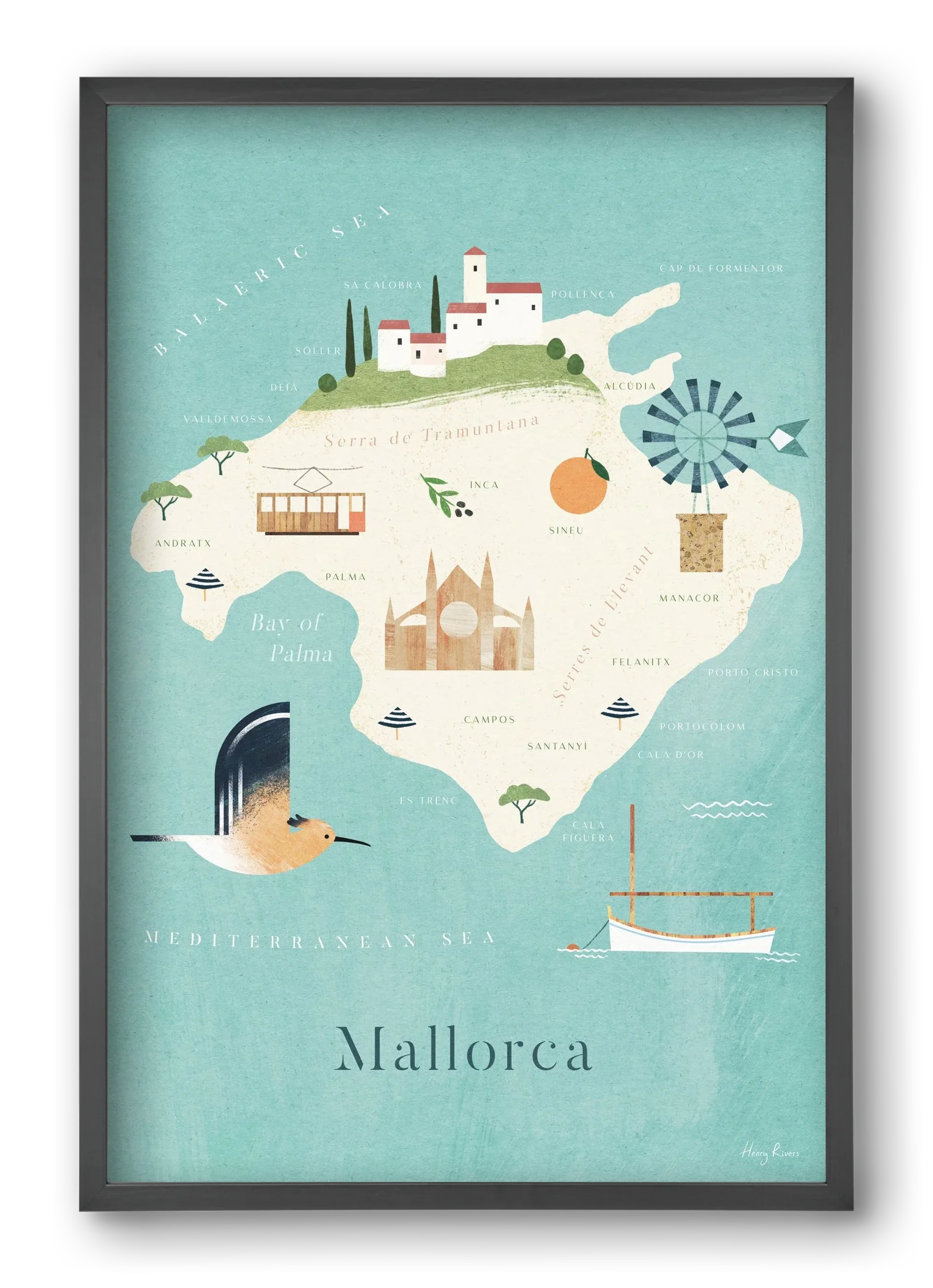 Mallorca Map - artbridge