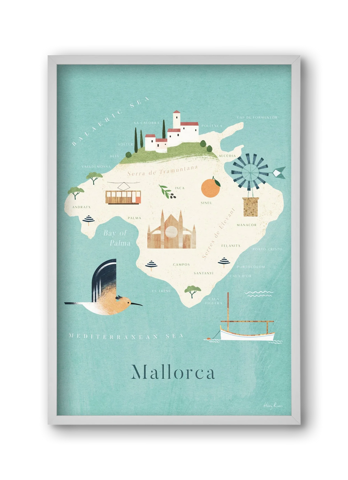 Mallorca Map - artbridge