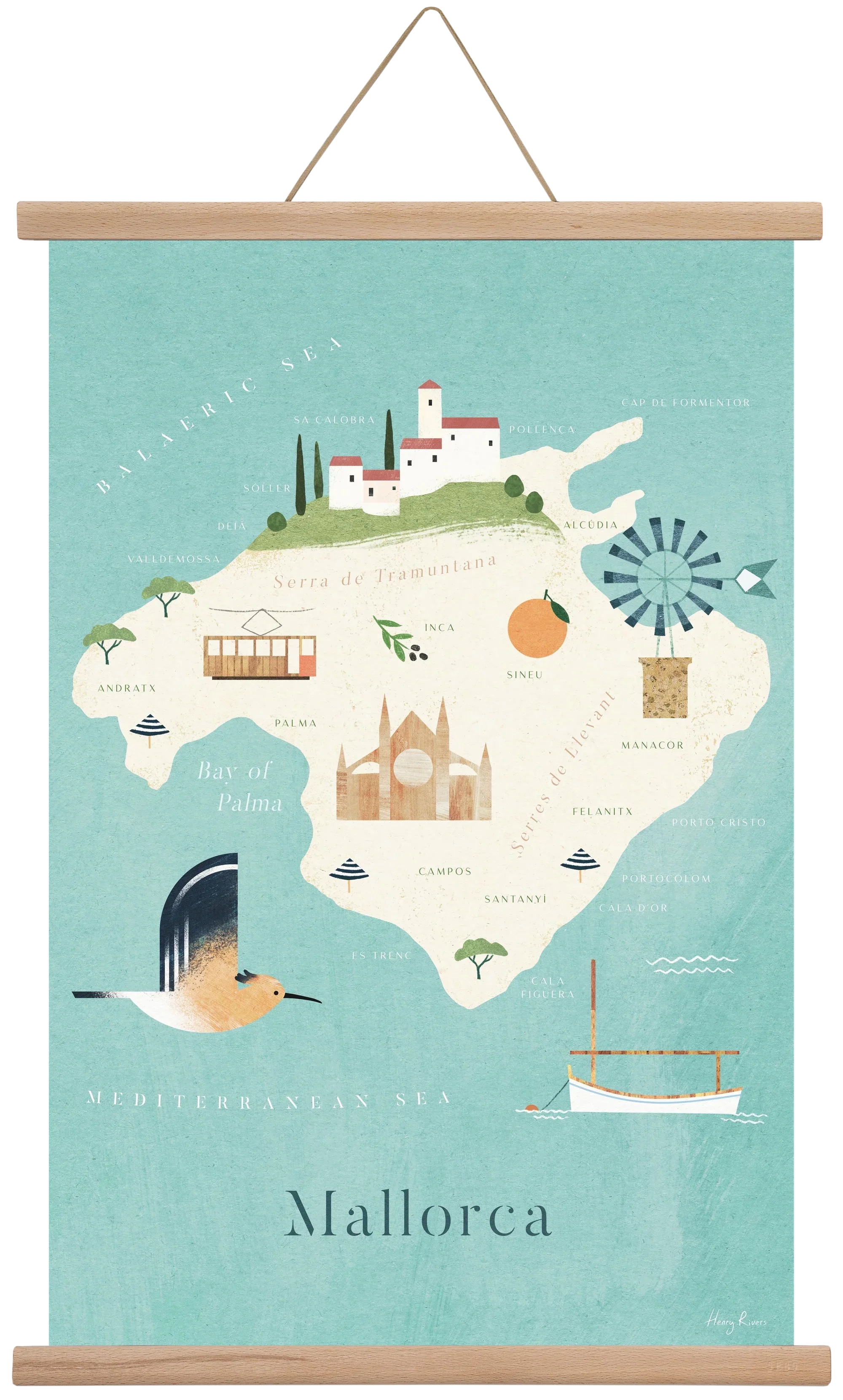 Mallorca Map - artbridge