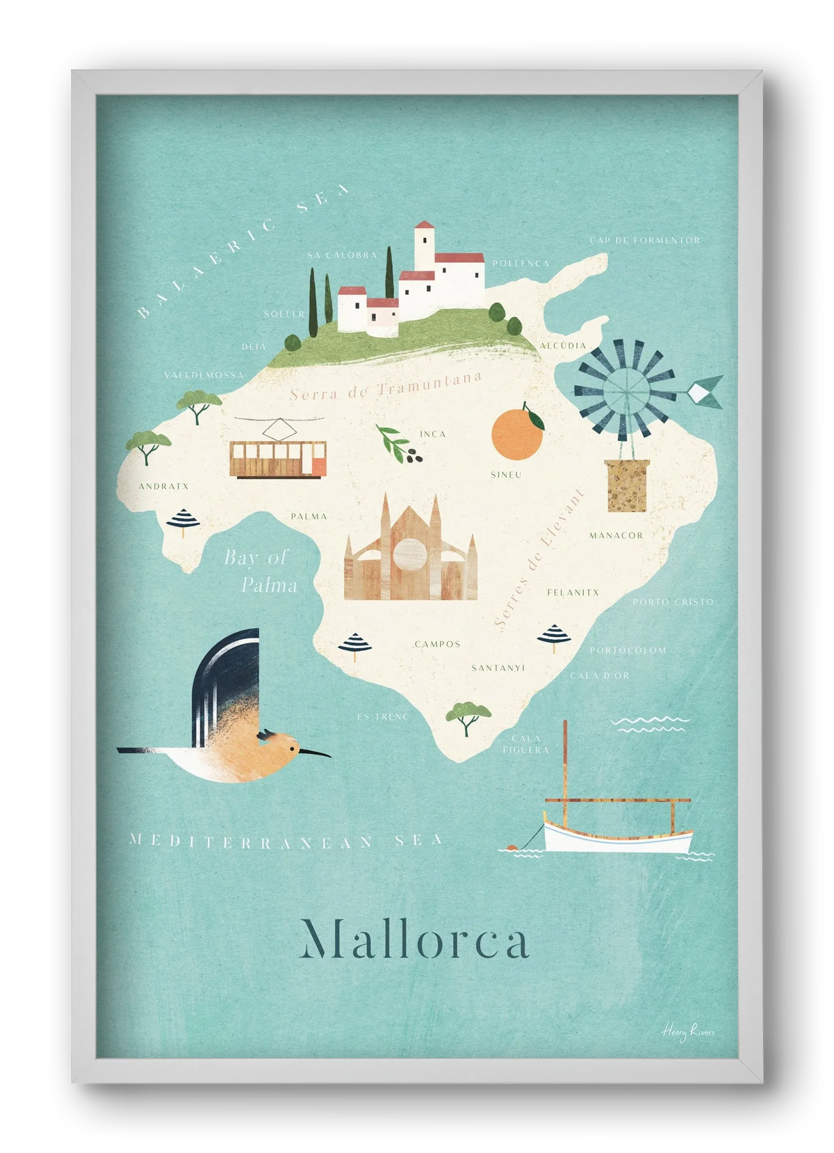 Mallorca Map - artbridge