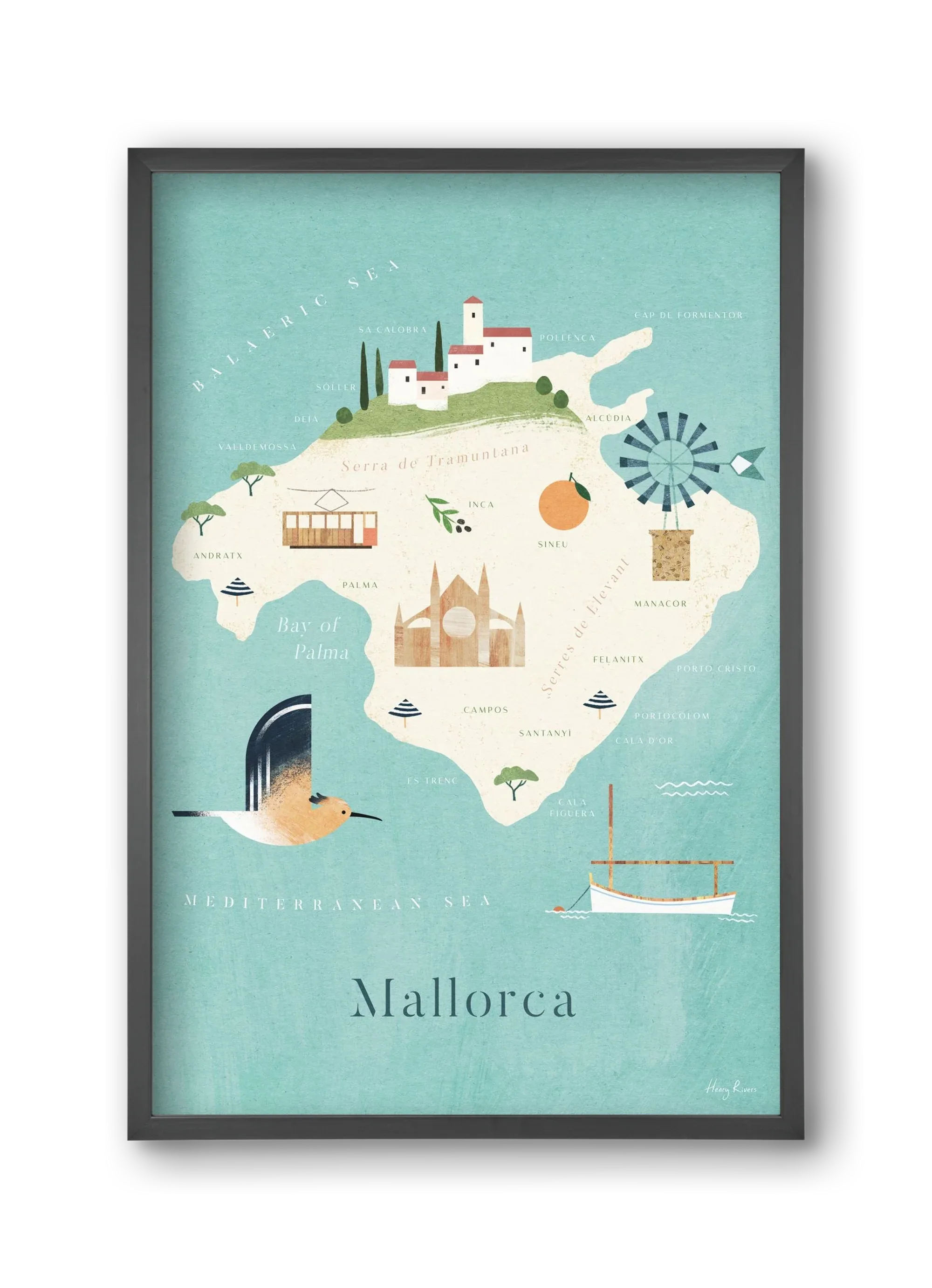 Mallorca Map - artbridge