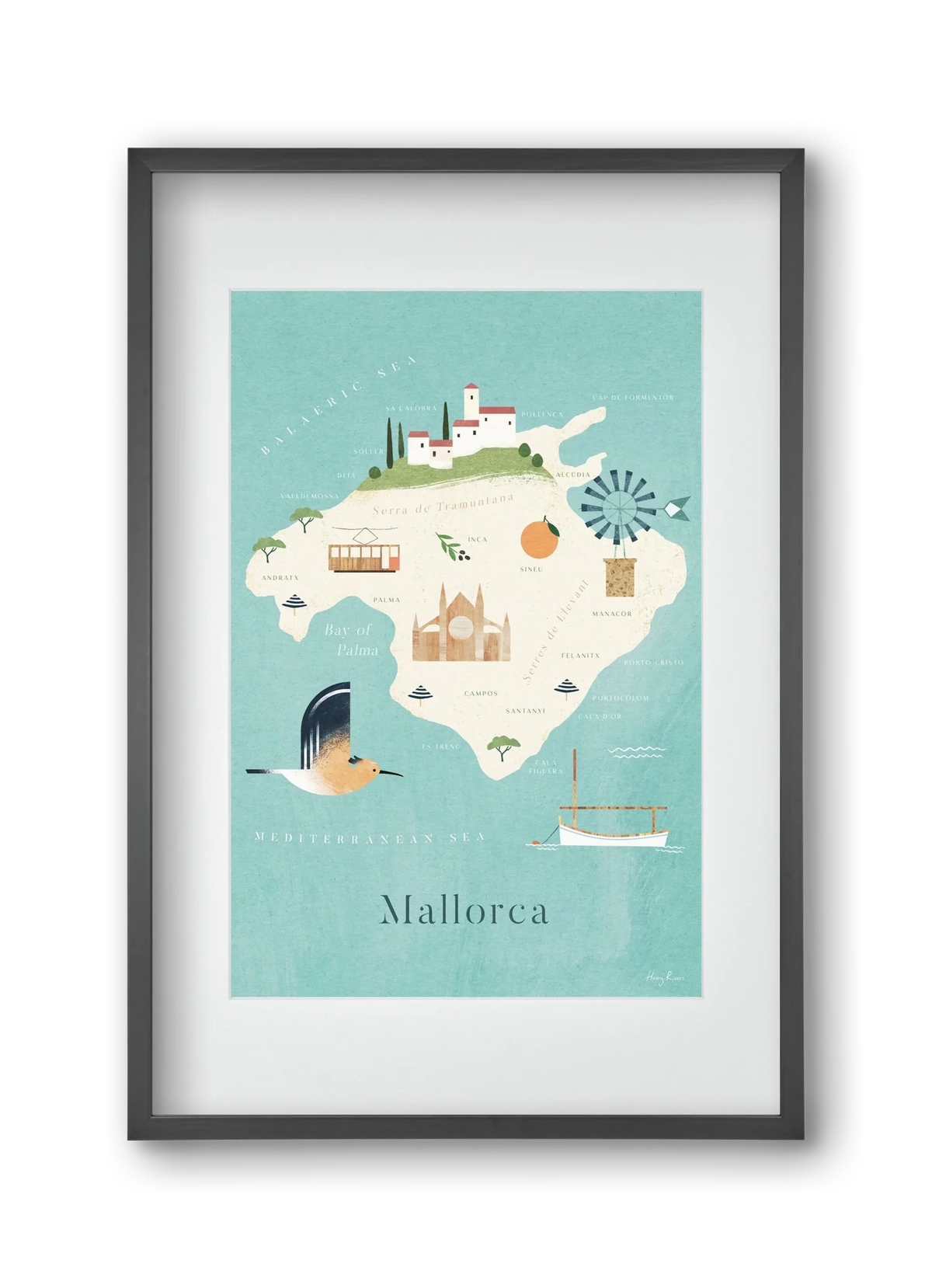 Mallorca Map - artbridge