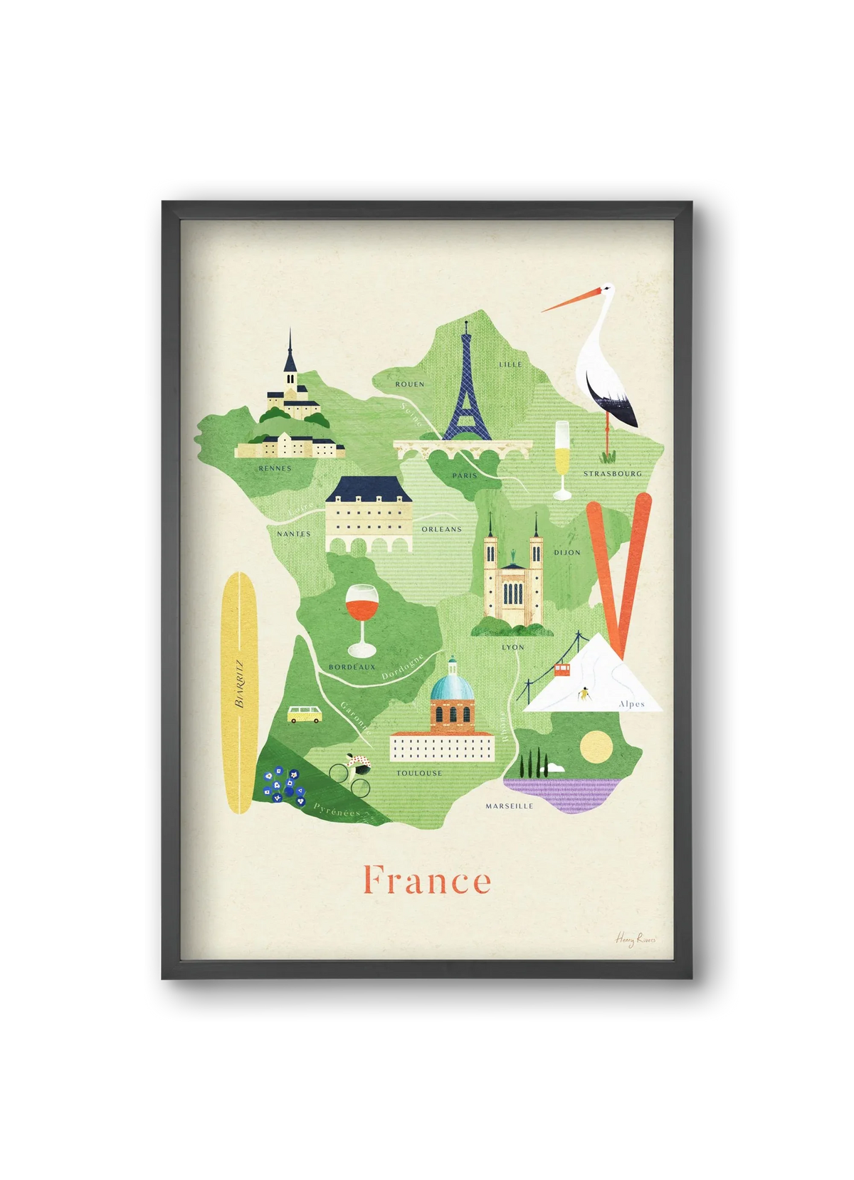 France Map - artbridge