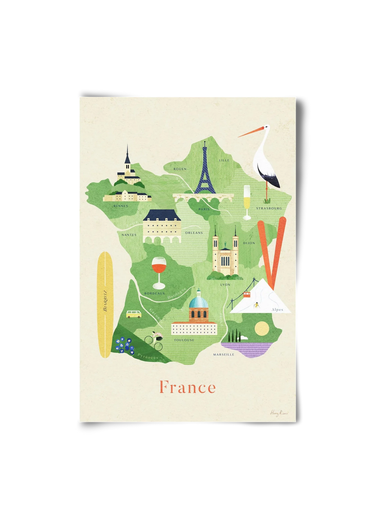 France Map - artbridge