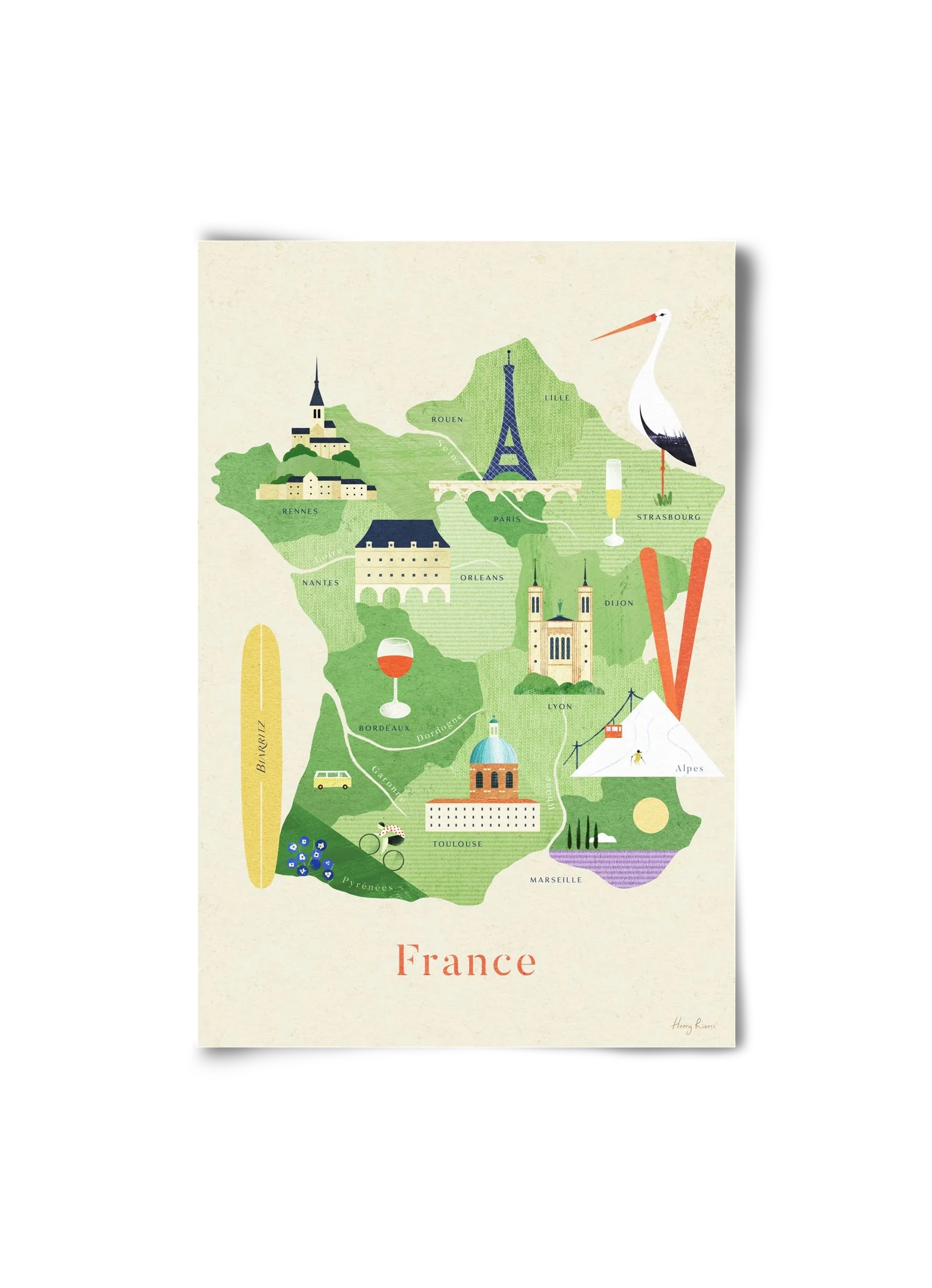 France Map - artbridge
