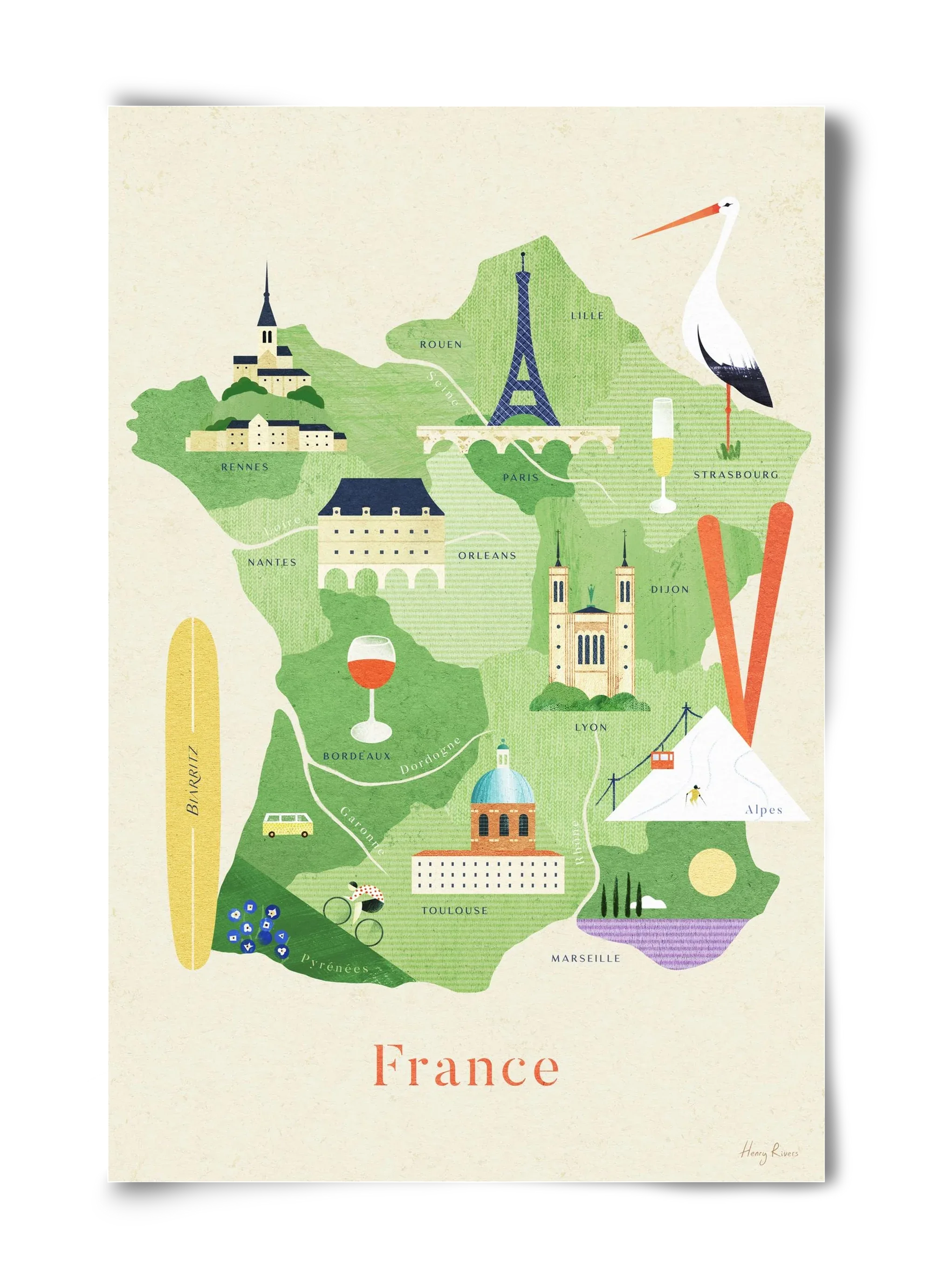 France Map - artbridge