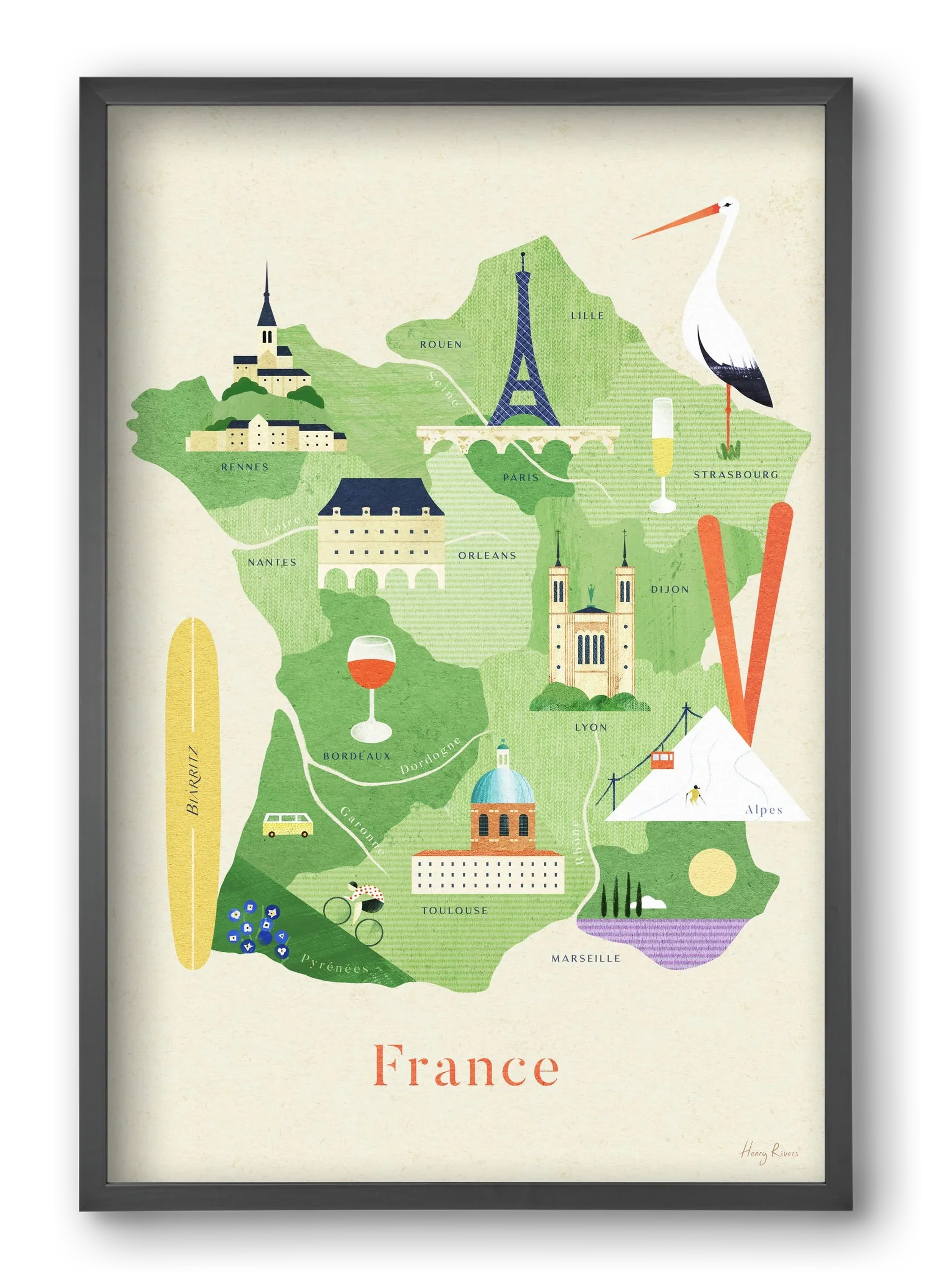France Map - artbridge