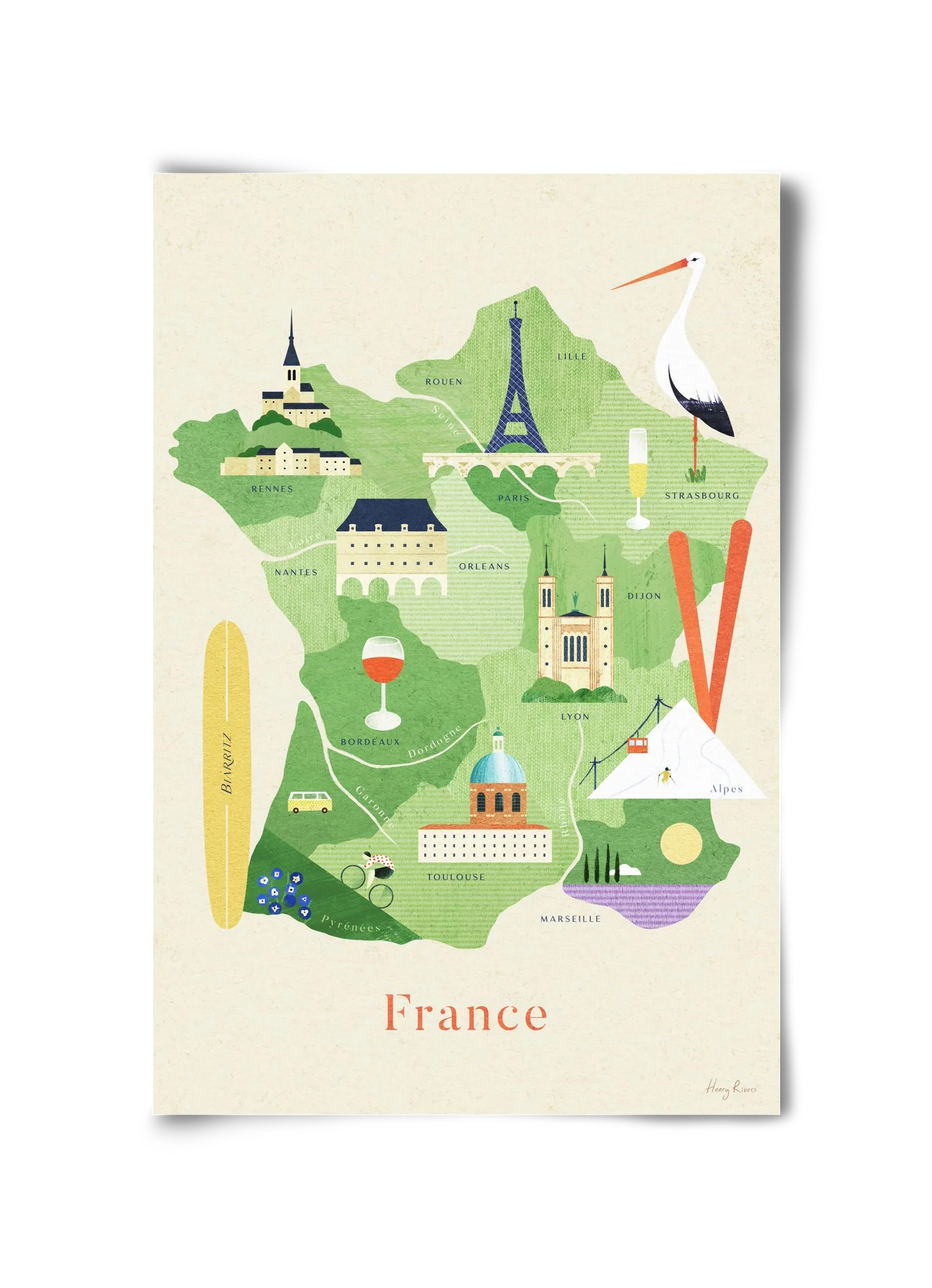 France Map - artbridge