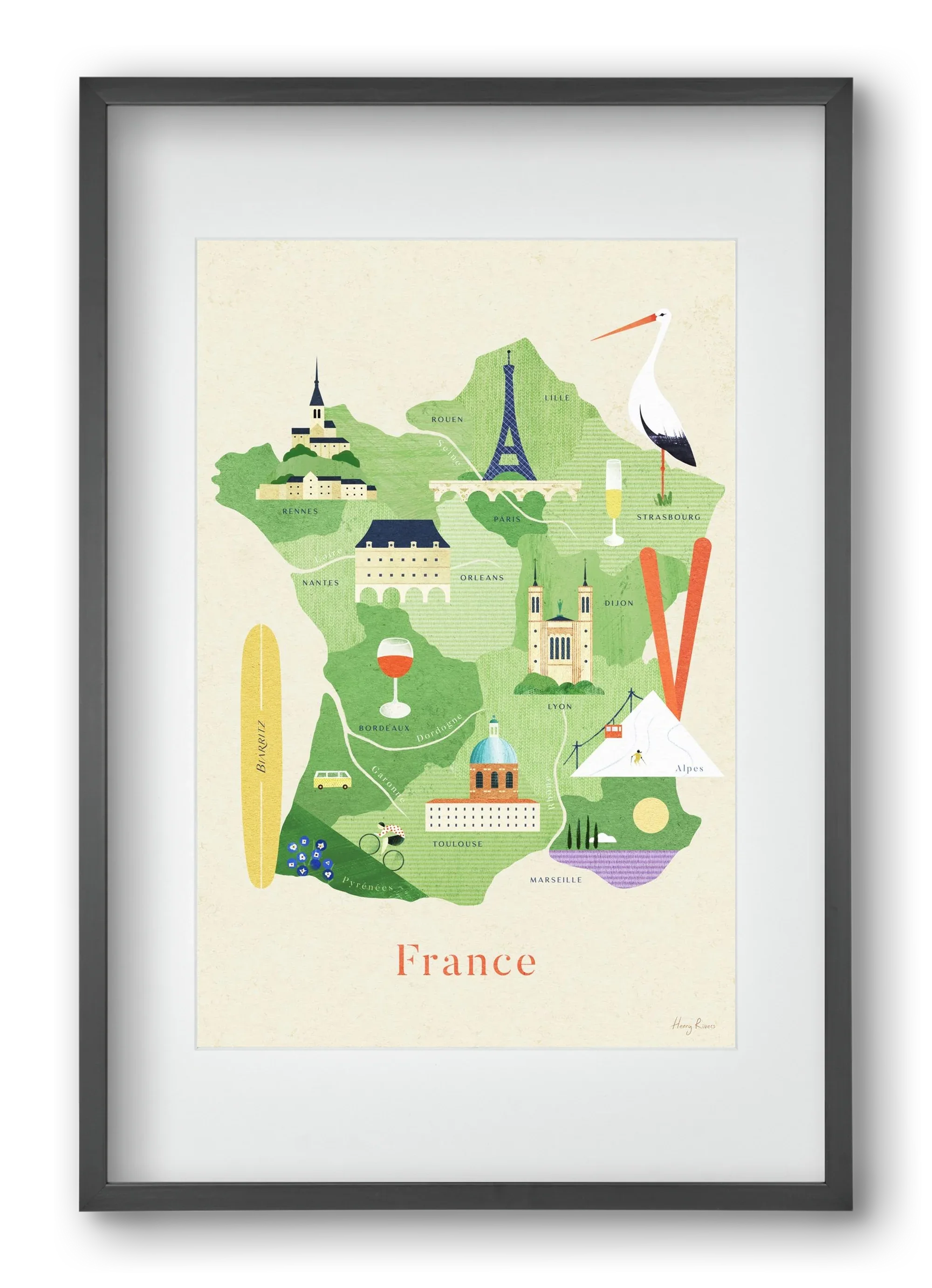 France Map - artbridge